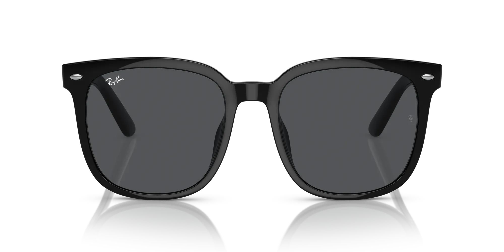 Ray - Ban RB4401D 601/87 Occhiali da sole Iniettato Nero Grigio Squadrata Normale - immagine 3