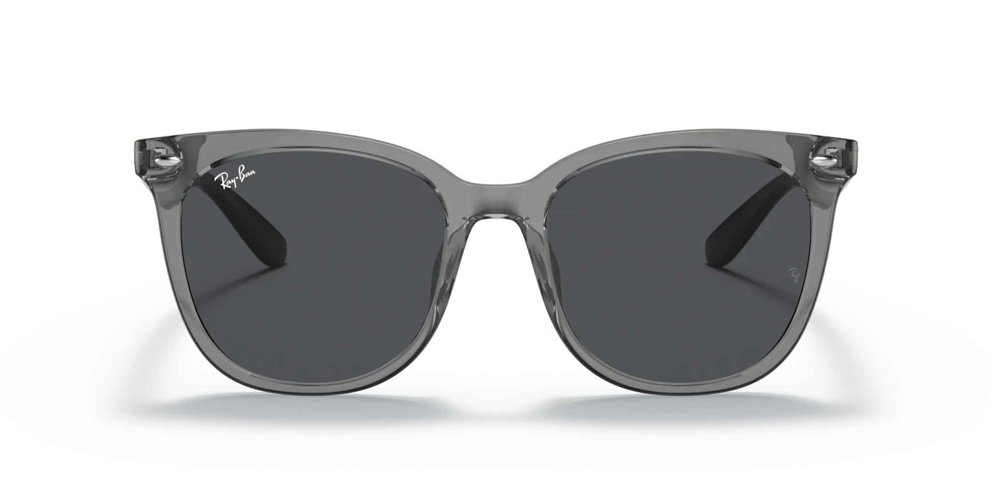 Ray - Ban RB4379D 659987 Occhiali da sole Iniettato Grigio Grigio Squadrata Normale - immagine 3