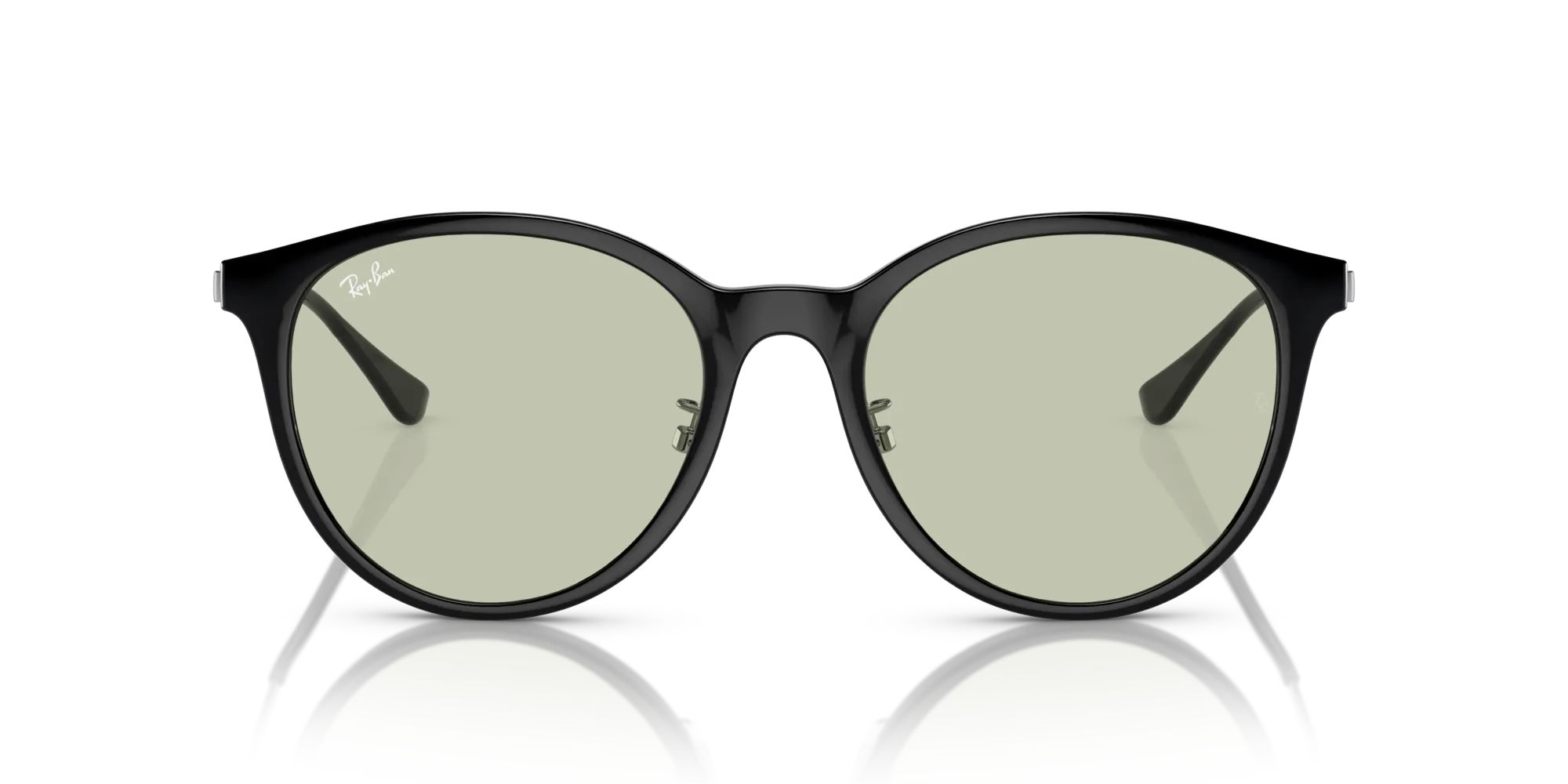 Ray - Ban RB4334D 6292/2 Occhiali da sole Iniettato Nero Verde Squadrata Normale - immagine 3
