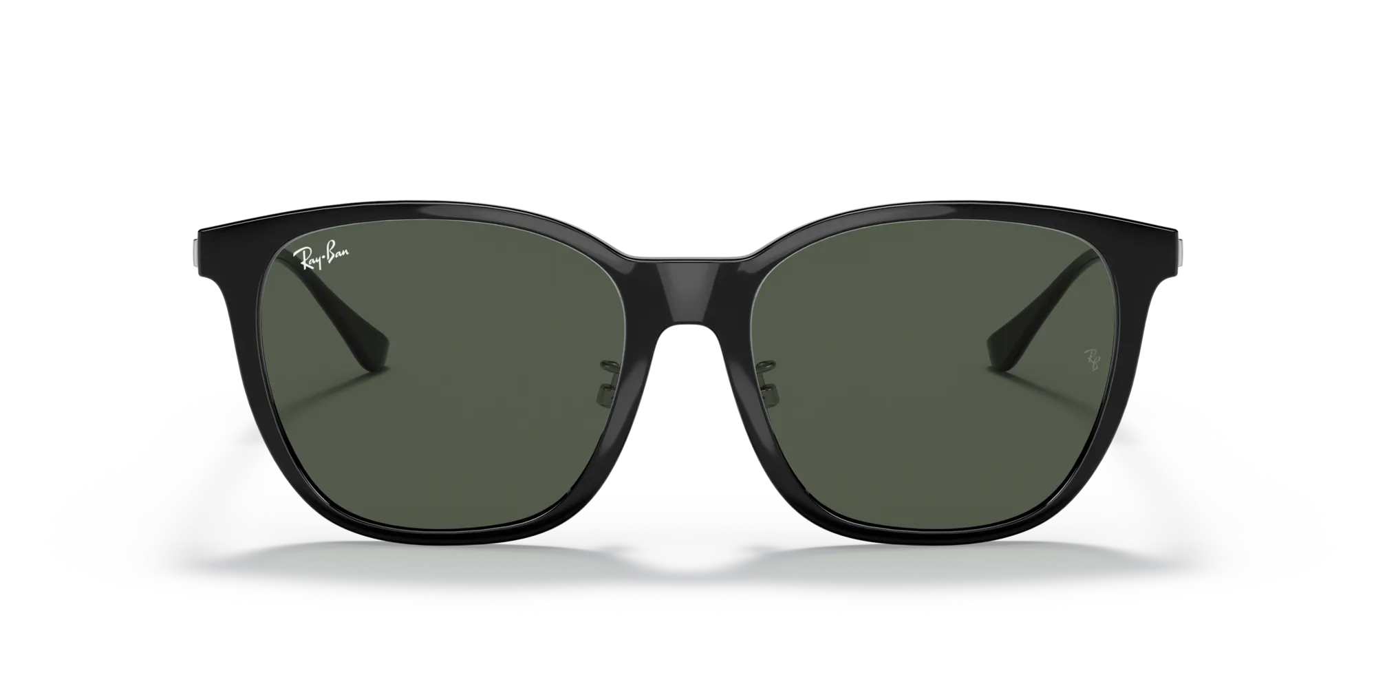 Ray - Ban RB4333D 629271 Occhiali da sole Iniettato Nero G15 Squadrata Normale - immagine 3