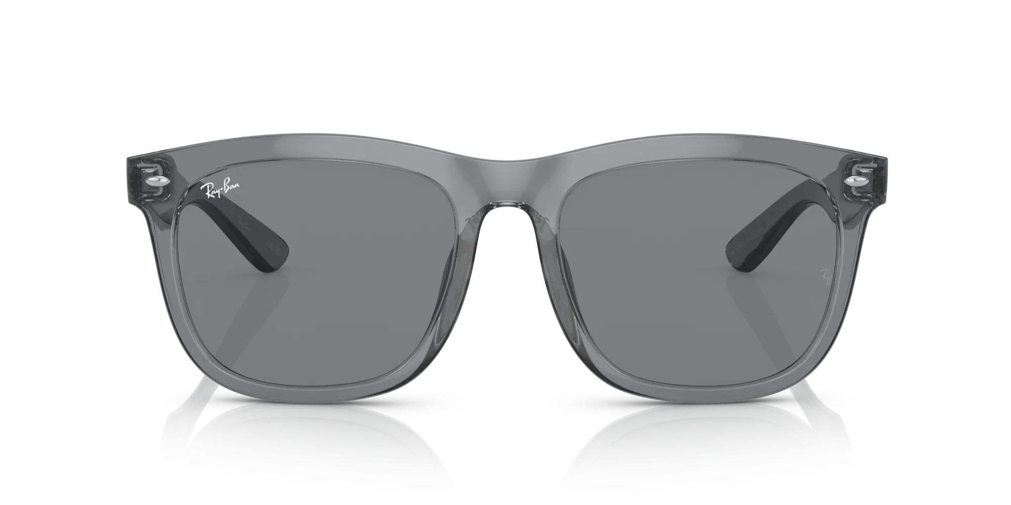 Ray - Ban RB4260D 645087 Occhiali da sole Iniettato Grigio Grigio Squadrata Normale - immagine 3