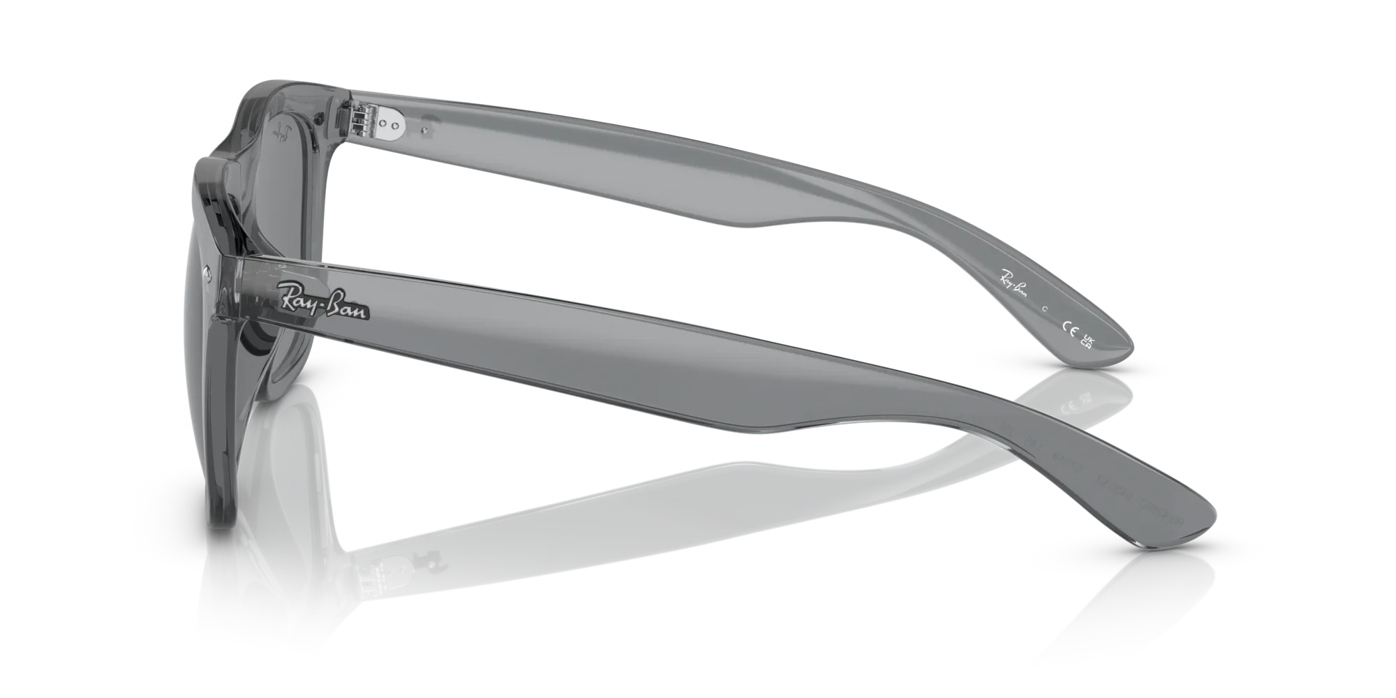 Ray - Ban RB4260D 645087 Occhiali da sole Iniettato Grigio Grigio Squadrata Normale - immagine 4