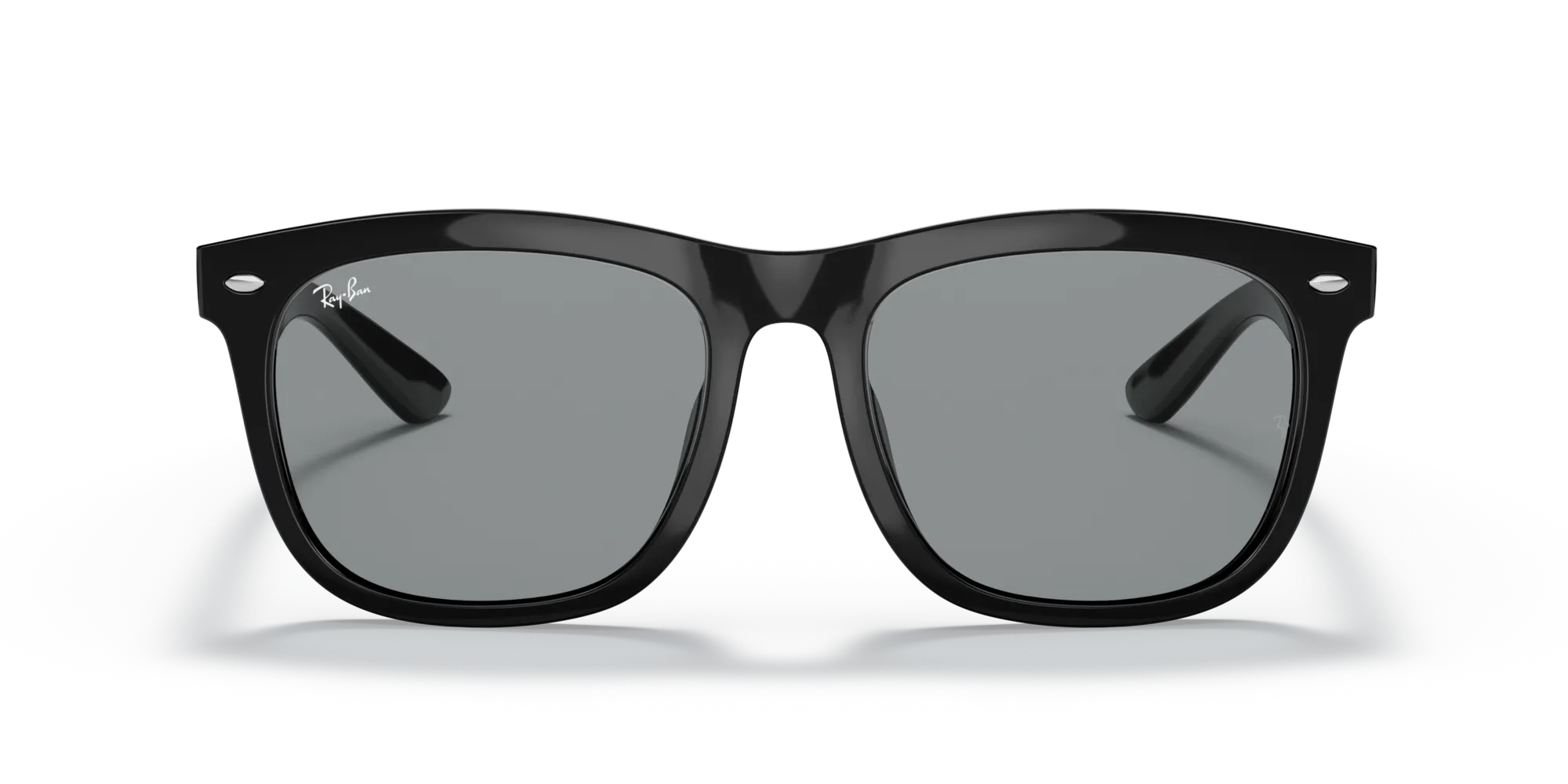 Ray - Ban RB4260D 601/1 Occhiali da sole Iniettato Nero Grigio Squadrata Normale - immagine 3
