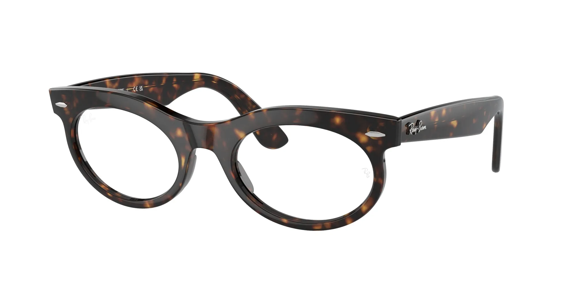 Ray - Ban RB2242 WAYFARER OVAL 902/GI Occhiali da sole Acetato Tartaruga Marrone Rotonda Fotocromatiche Fotocromatico - immagine 1
