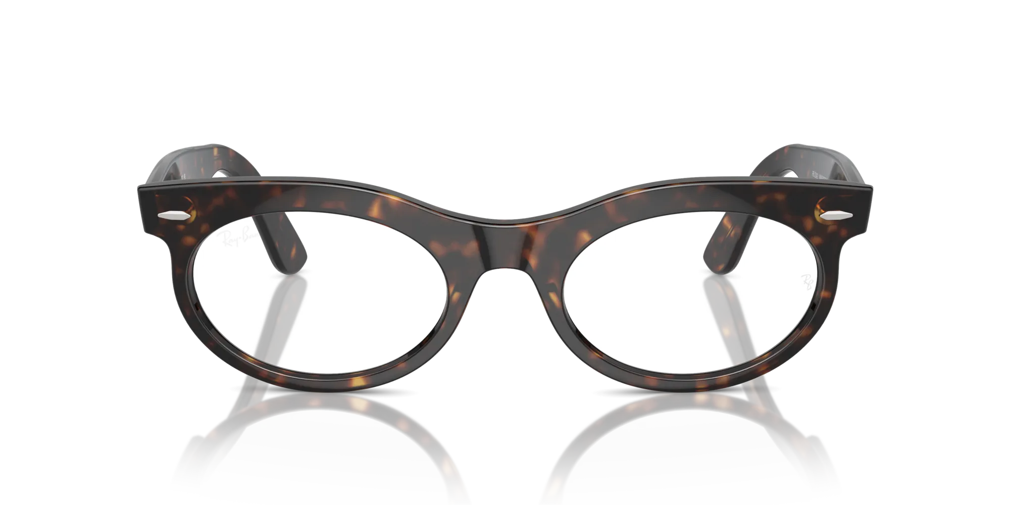 Ray - Ban RB2242 WAYFARER OVAL 902/GI Occhiali da sole Acetato Tartaruga Marrone Rotonda Fotocromatiche Fotocromatico - immagine 3