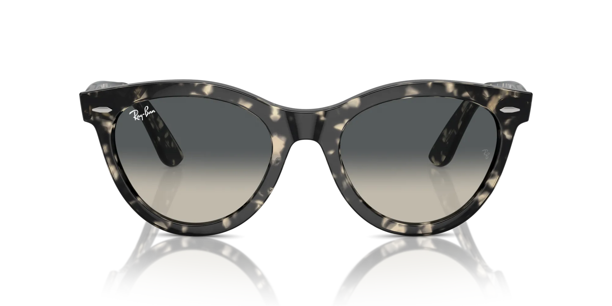 Ray - Ban RB2241 WAYFARER WAY 133371 Occhiali da sole Acetato Tartaruga [""] Rotonda Normale Sfumato - immagine 3