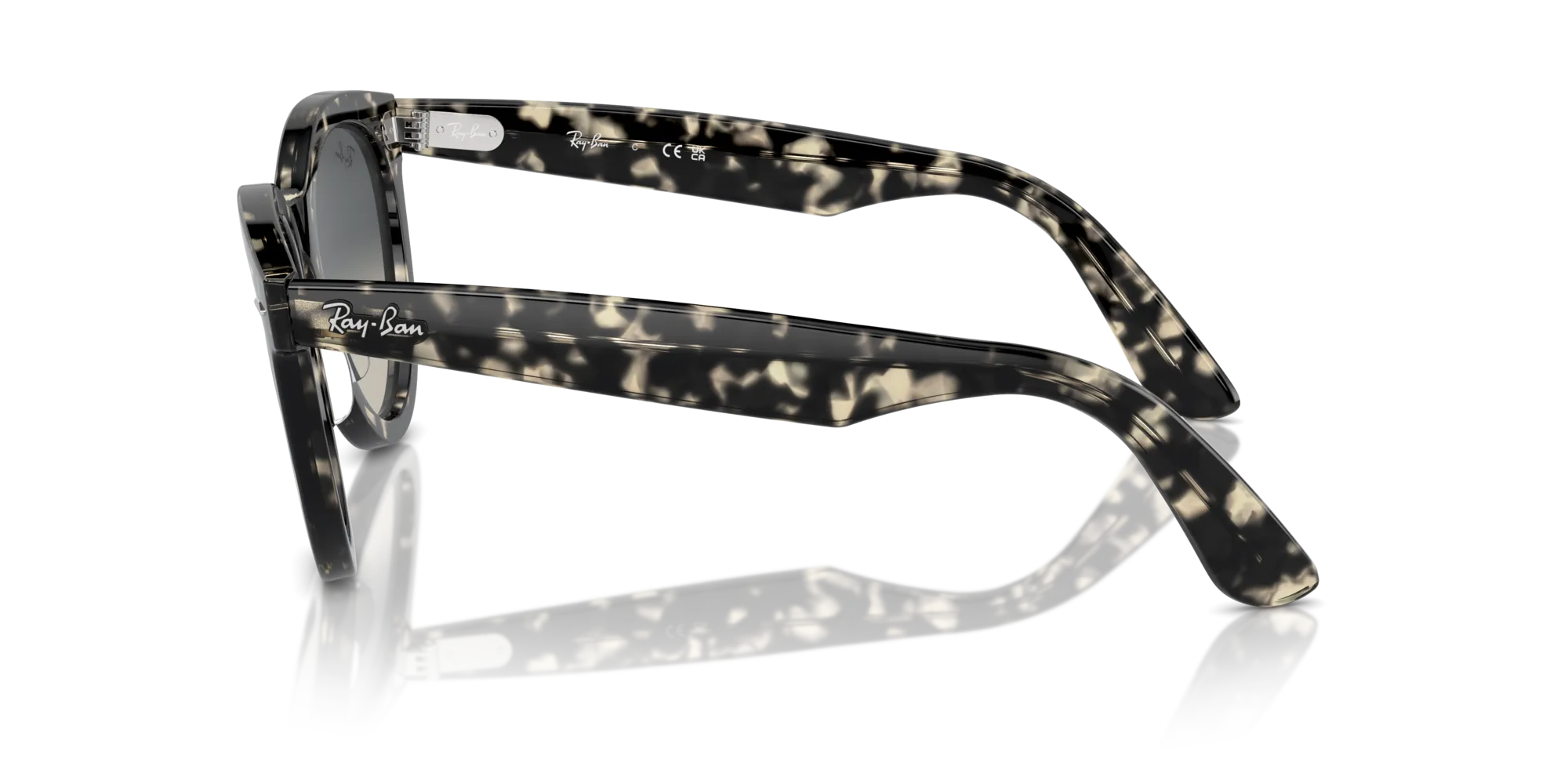Ray - Ban RB2241 WAYFARER WAY 133371 Occhiali da sole Acetato Tartaruga [""] Rotonda Normale Sfumato - immagine 4