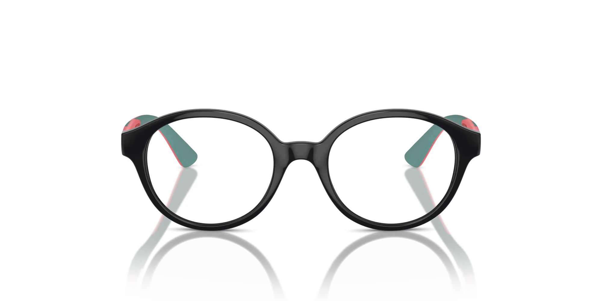 VOGUE EYEWEAR VY2025 W44 Montature da vista bambino Nylon Nero Trasparente Rotonda Normale - immagine 3