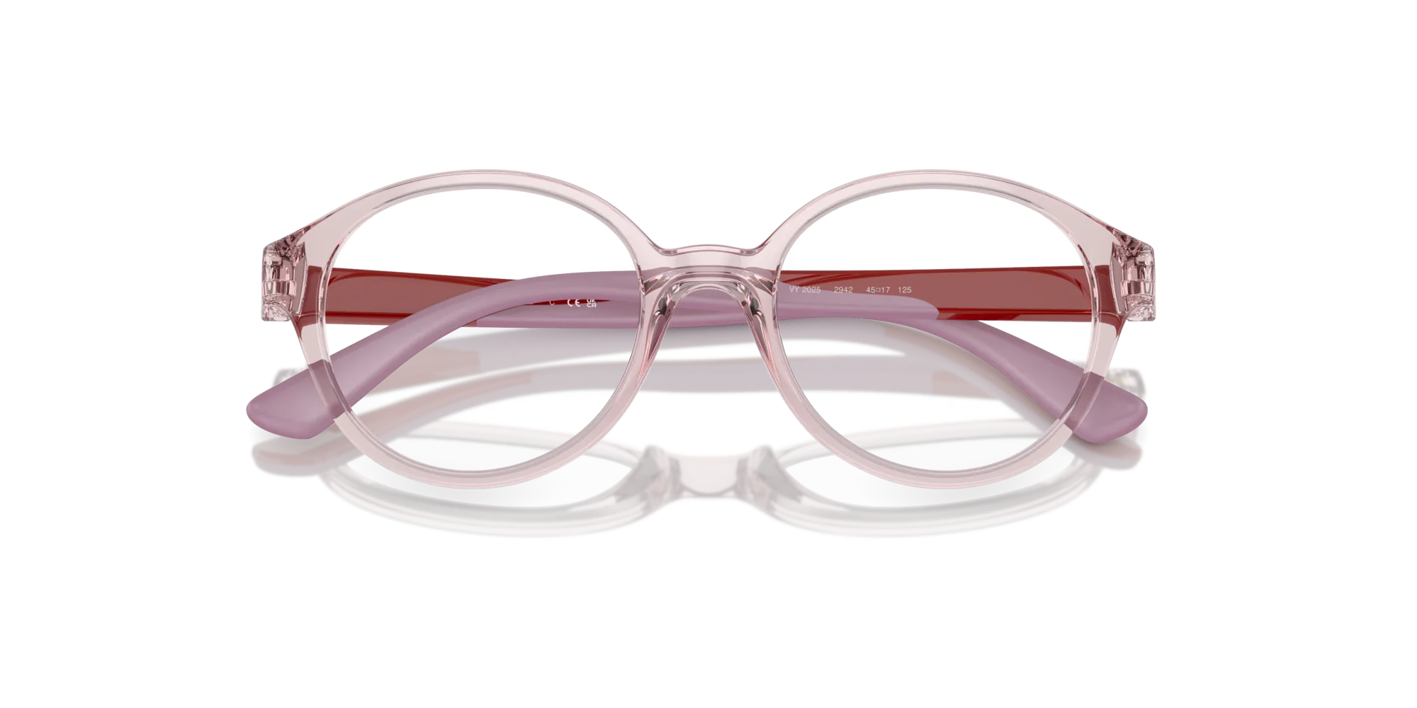 VOGUE EYEWEAR VY2025 2942 Montature da vista Nylon Rosa Rotonda Normale - immagine 2