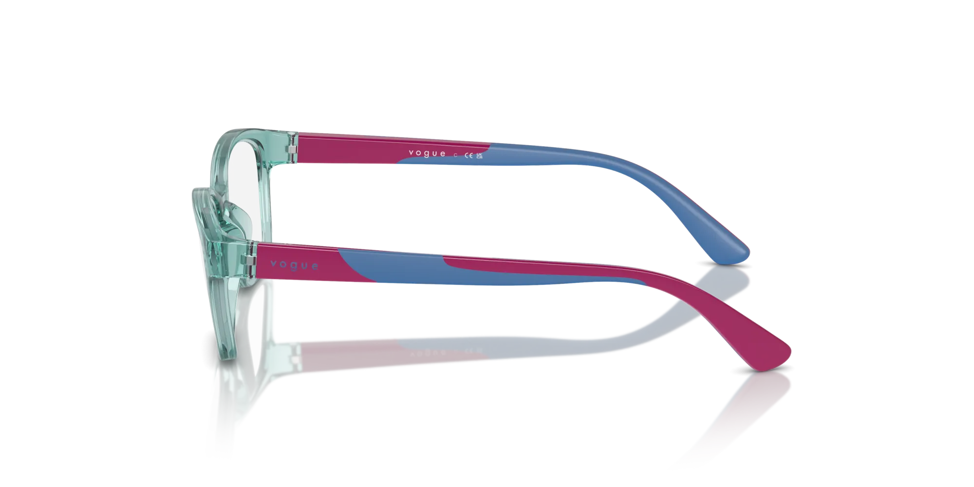 VOGUE EYEWEAR VY2024 3032 Montature da vista Nylon Verde Trasparente Cat Eye Normale - immagine 4