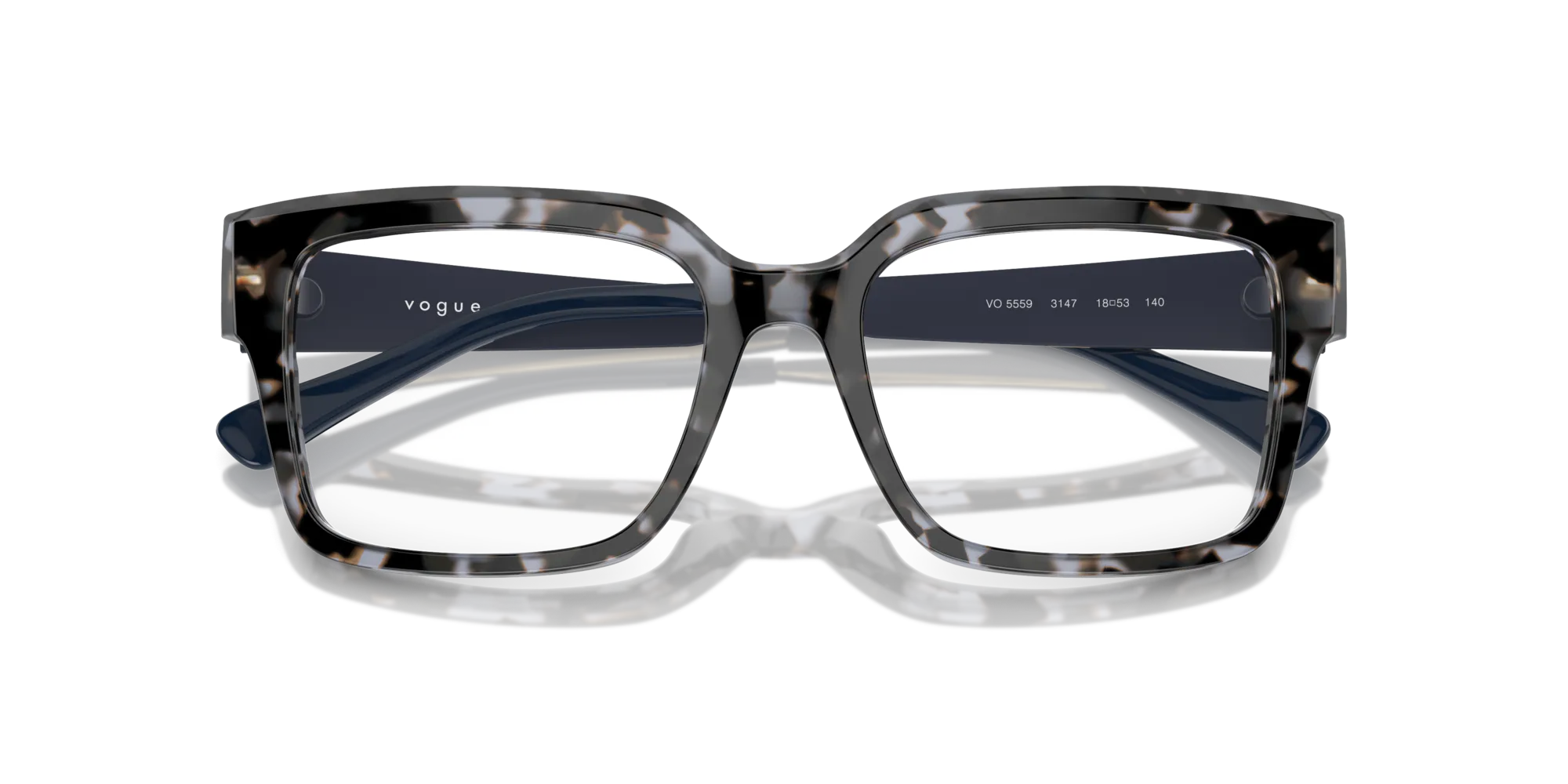 VOGUE EYEWEAR VO5559 3147 Montature da vista Acetato Blu Pillow Normale - immagine 2