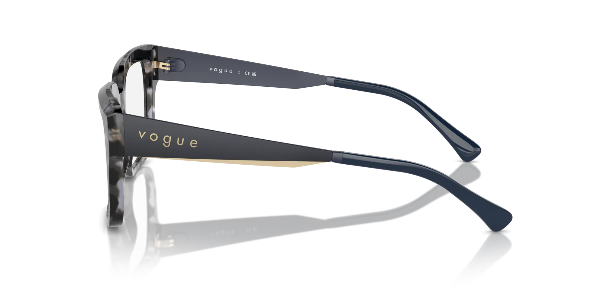 VOGUE EYEWEAR VO5559 3147 Montature da vista Acetato Blu Pillow Normale - immagine 4
