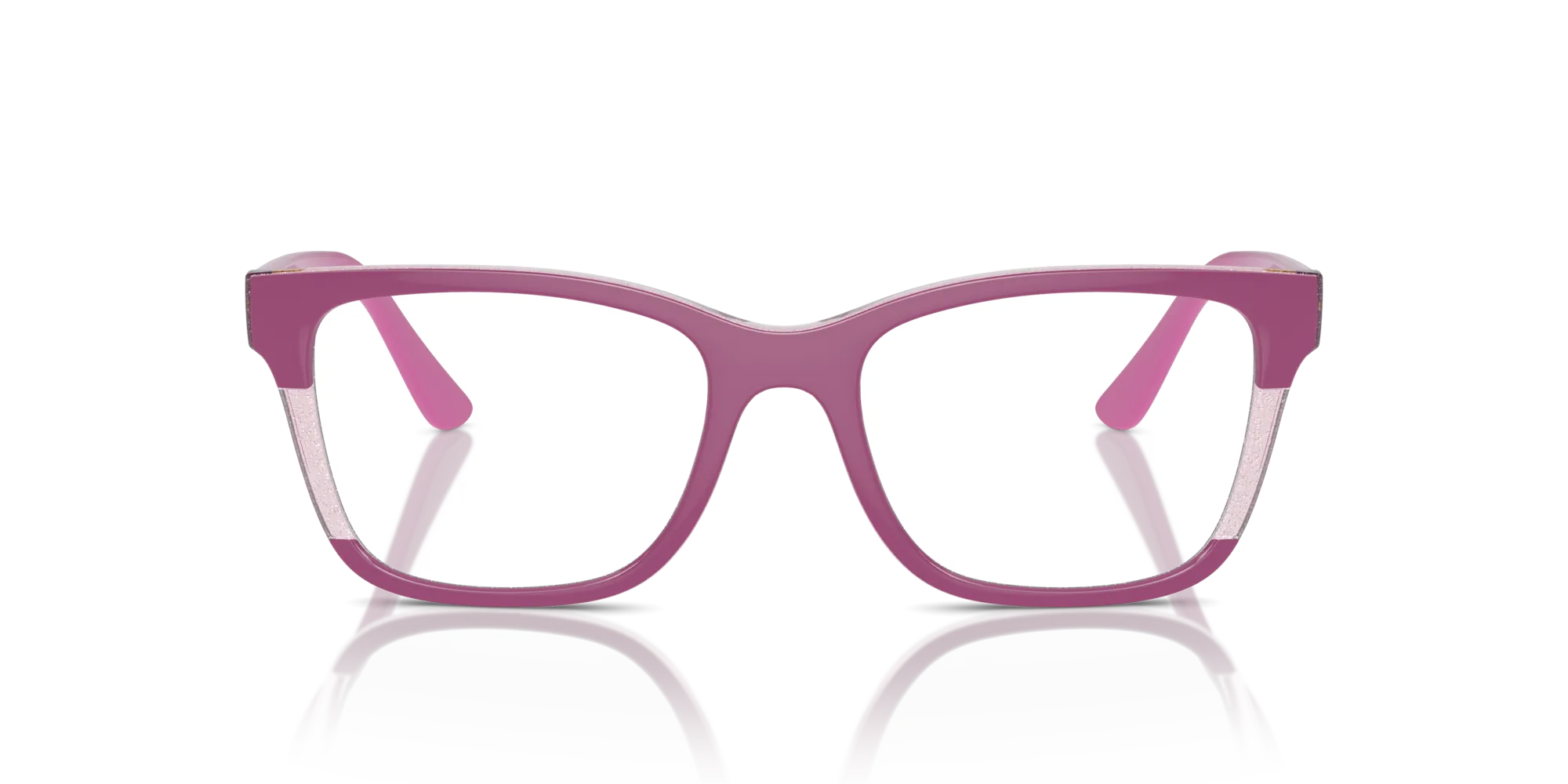 VOGUE EYEWEAR VO5556 3142 Montature da vista Nylon Rosa Trasparente Squadrata Normale - immagine 3