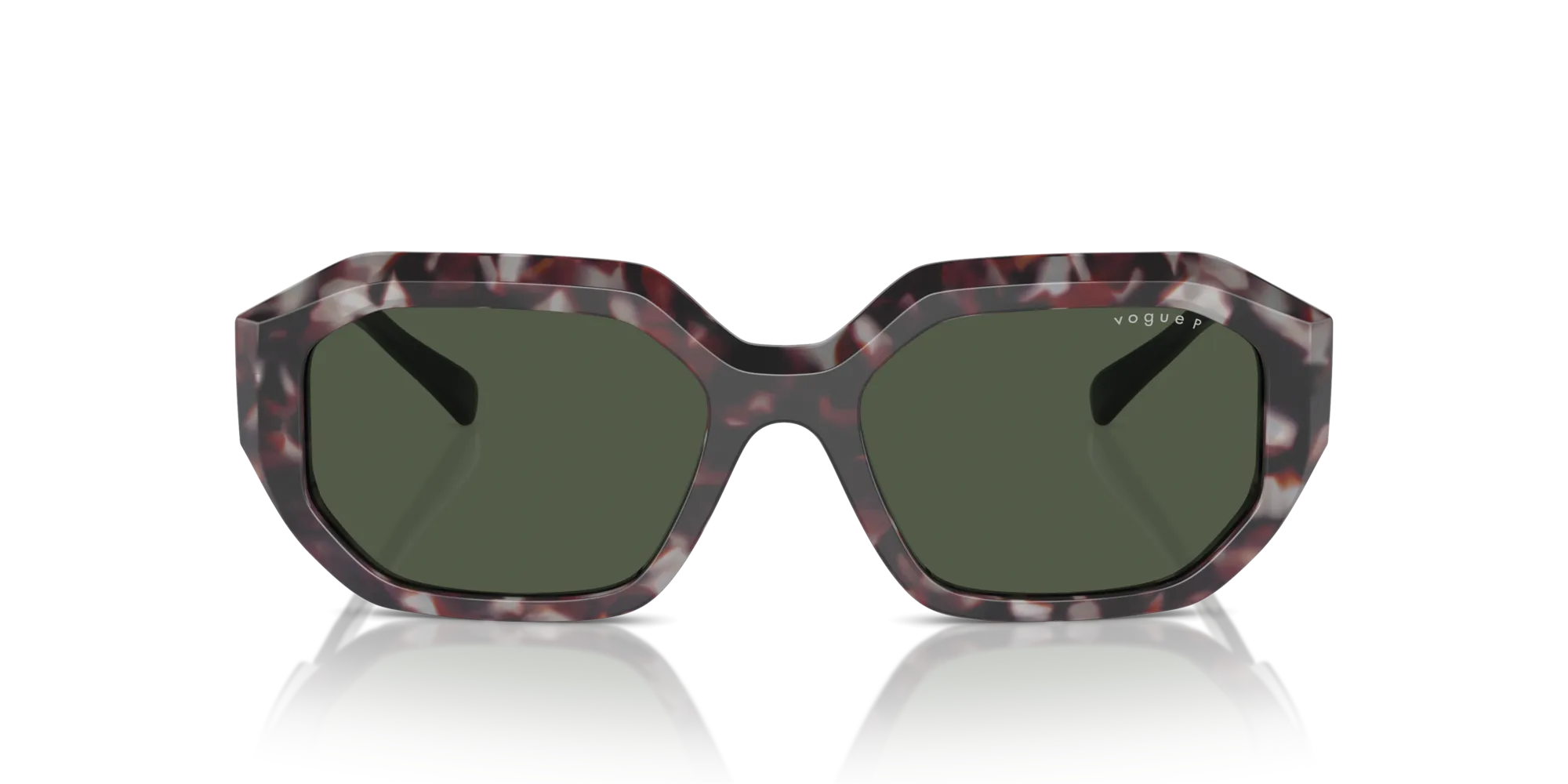 VOGUE EYEWEAR VO5554S 31499A Occhiali da sole Acetato Grigio Verde Geometrica Polarizzata - immagine 3
