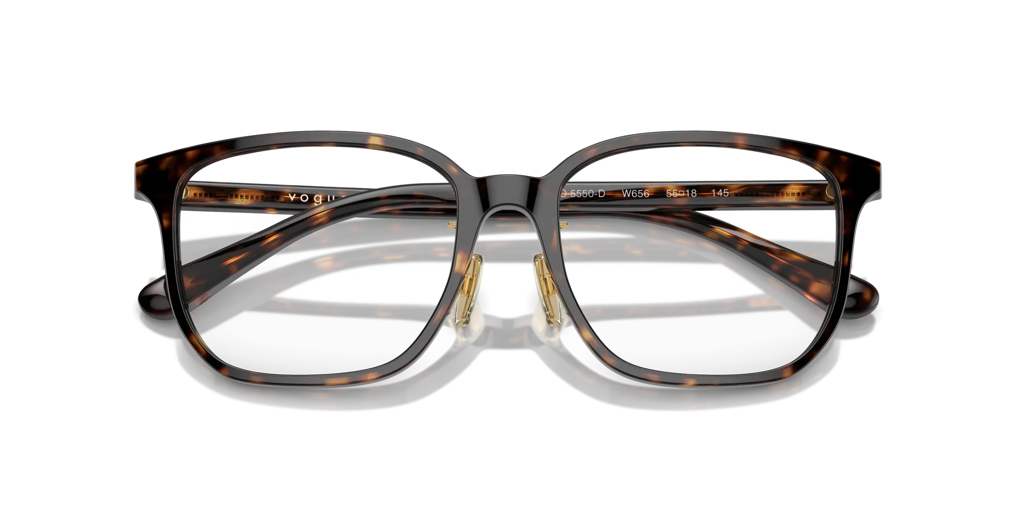 VOGUE EYEWEAR VO5550D W656 Montature da vista Acetato Marrone Pillow Normale - immagine 2