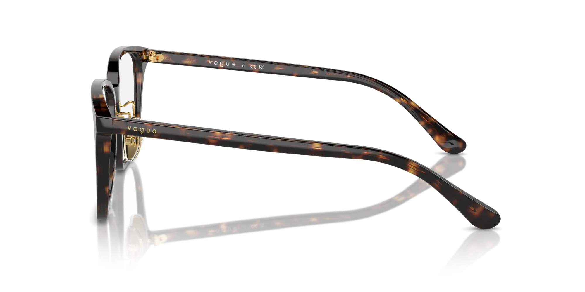 VOGUE EYEWEAR VO5550D W656 Montature da vista Acetato Marrone Pillow Normale - immagine 4