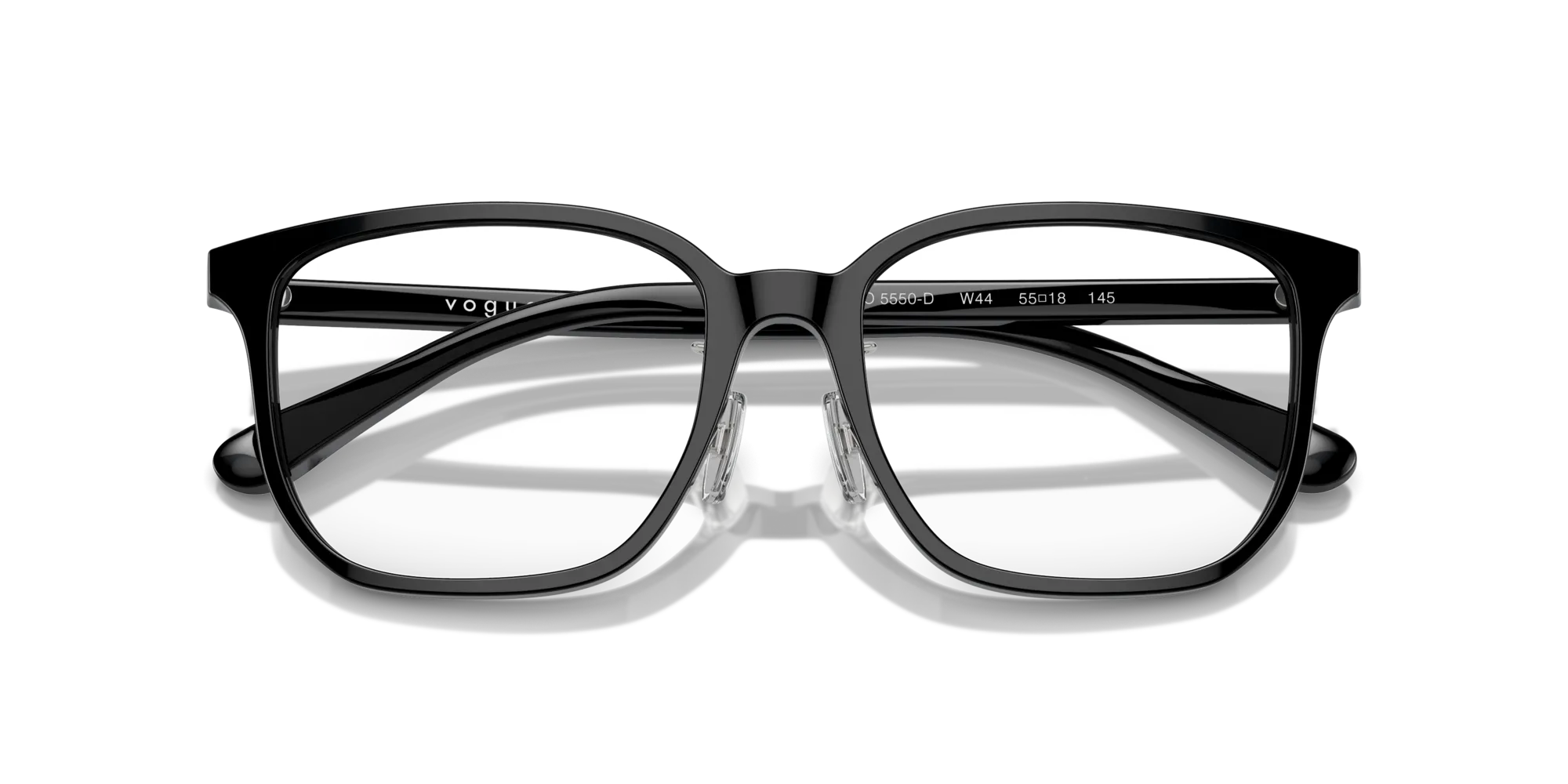 VOGUE EYEWEAR VO5550D W44 Montature da vista Acetato Nero Pillow Normale - immagine 2