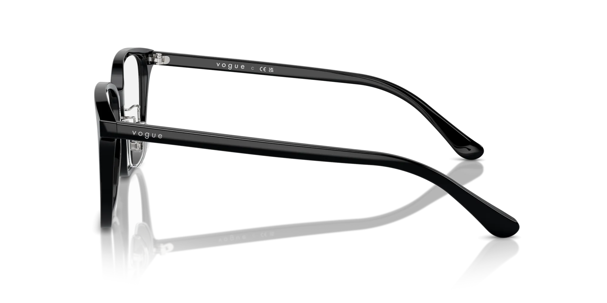 VOGUE EYEWEAR VO5550D W44 Montature da vista Acetato Nero Pillow Normale - immagine 4