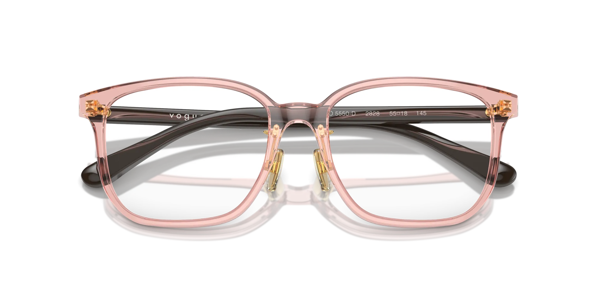 VOGUE EYEWEAR VO5550D 2828 Montature da vista Acetato Rosa Pillow Normale - immagine 2