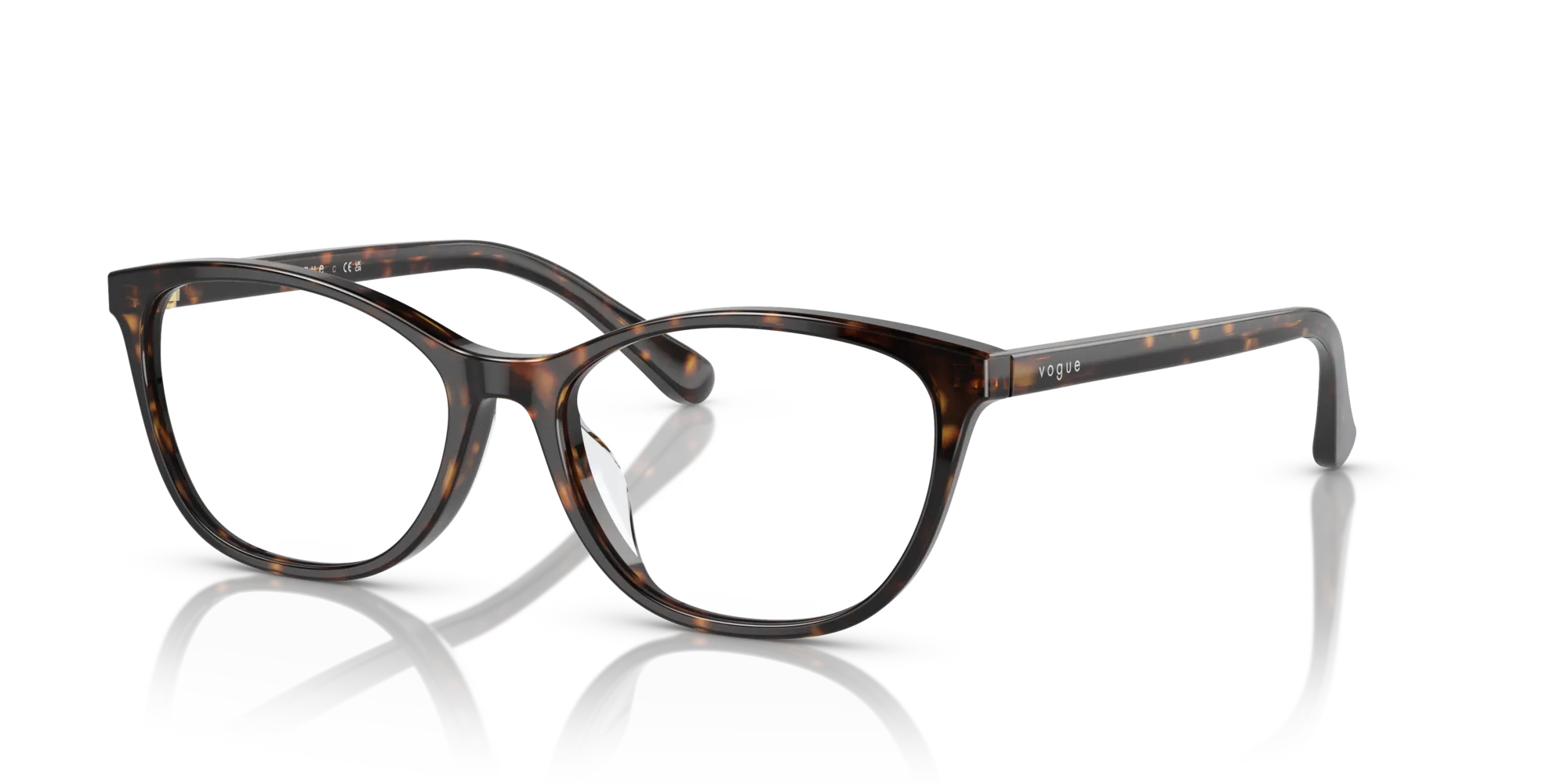VOGUE EYEWEAR VO5502D W656 Montature da vista Acetato Marrone Cat Eye Normale - immagine 4