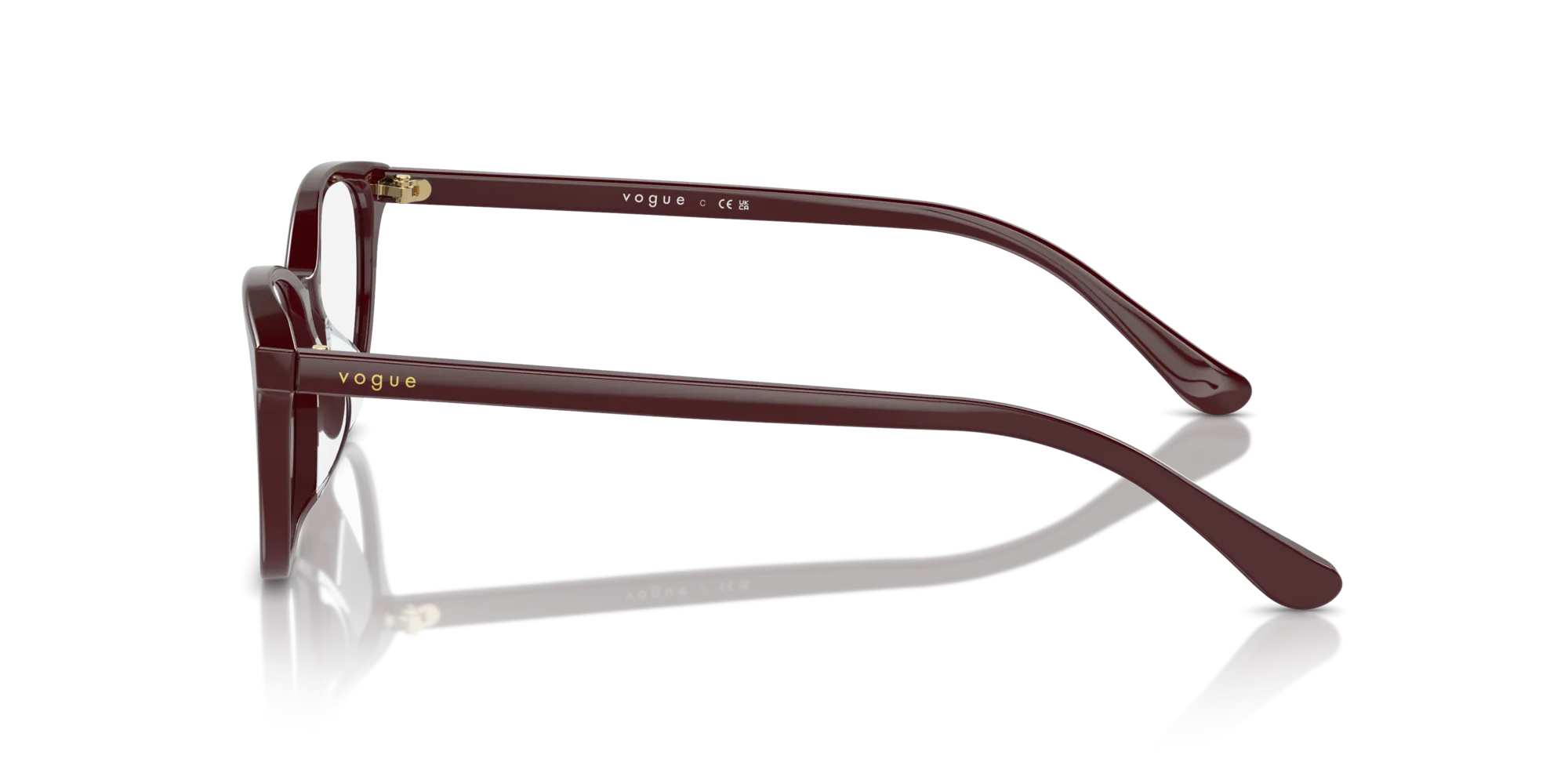 VOGUE EYEWEAR VO5502D 3158 Montature da vista Acetato Rosso Cat Eye Normale - immagine 4