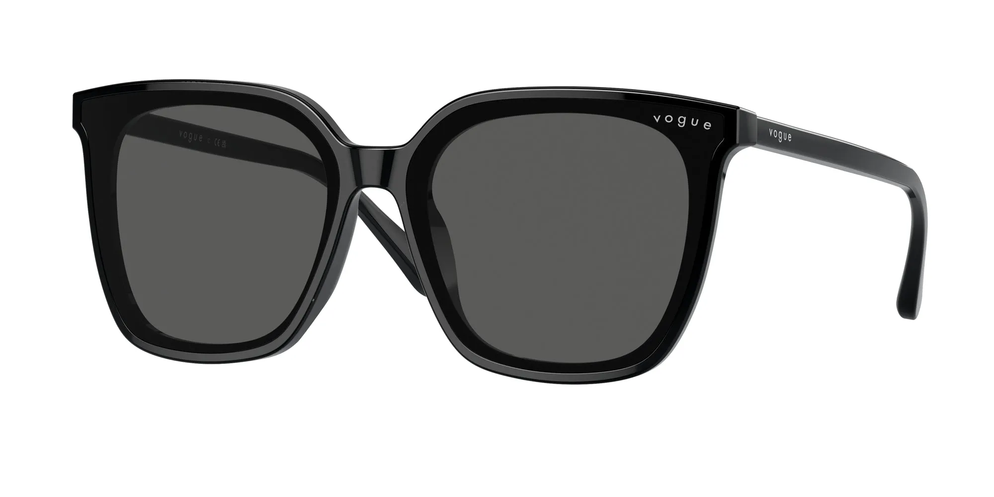 VOGUE EYEWEAR VO5499SD W44/87 Occhiali da sole Acetato Nero Grigio Squadrata Normale - immagine 1