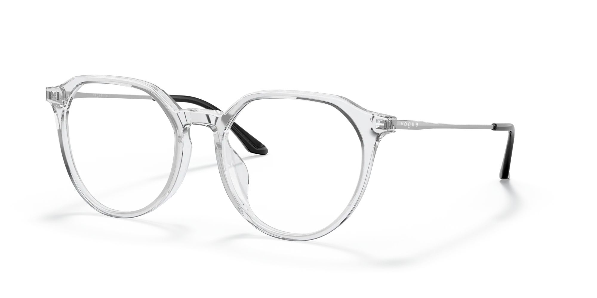 VOGUE EYEWEAR VO5430D W745 Montature da vista Acetato Trasparente Geometrica Normale - immagine 4