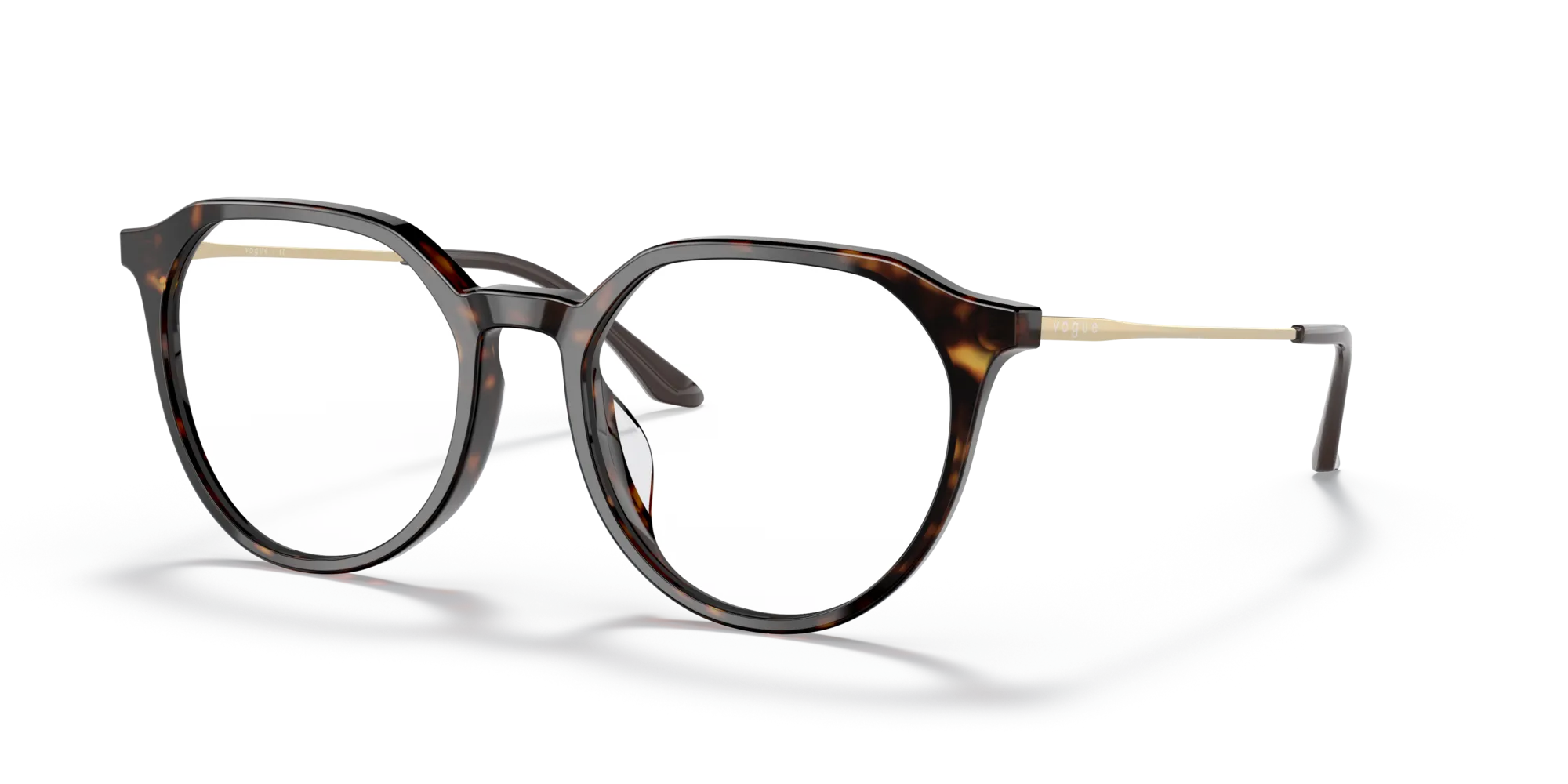VOGUE EYEWEAR VO5430D W656 Montature da vista Acetato Marrone Geometrica Normale - immagine 4