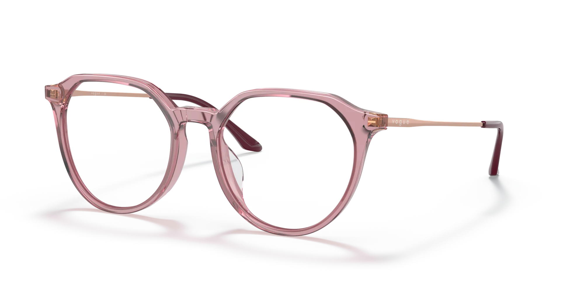 VOGUE EYEWEAR VO5430D 2798 Montature da vista Acetato Viola Geometrica Normale - immagine 4