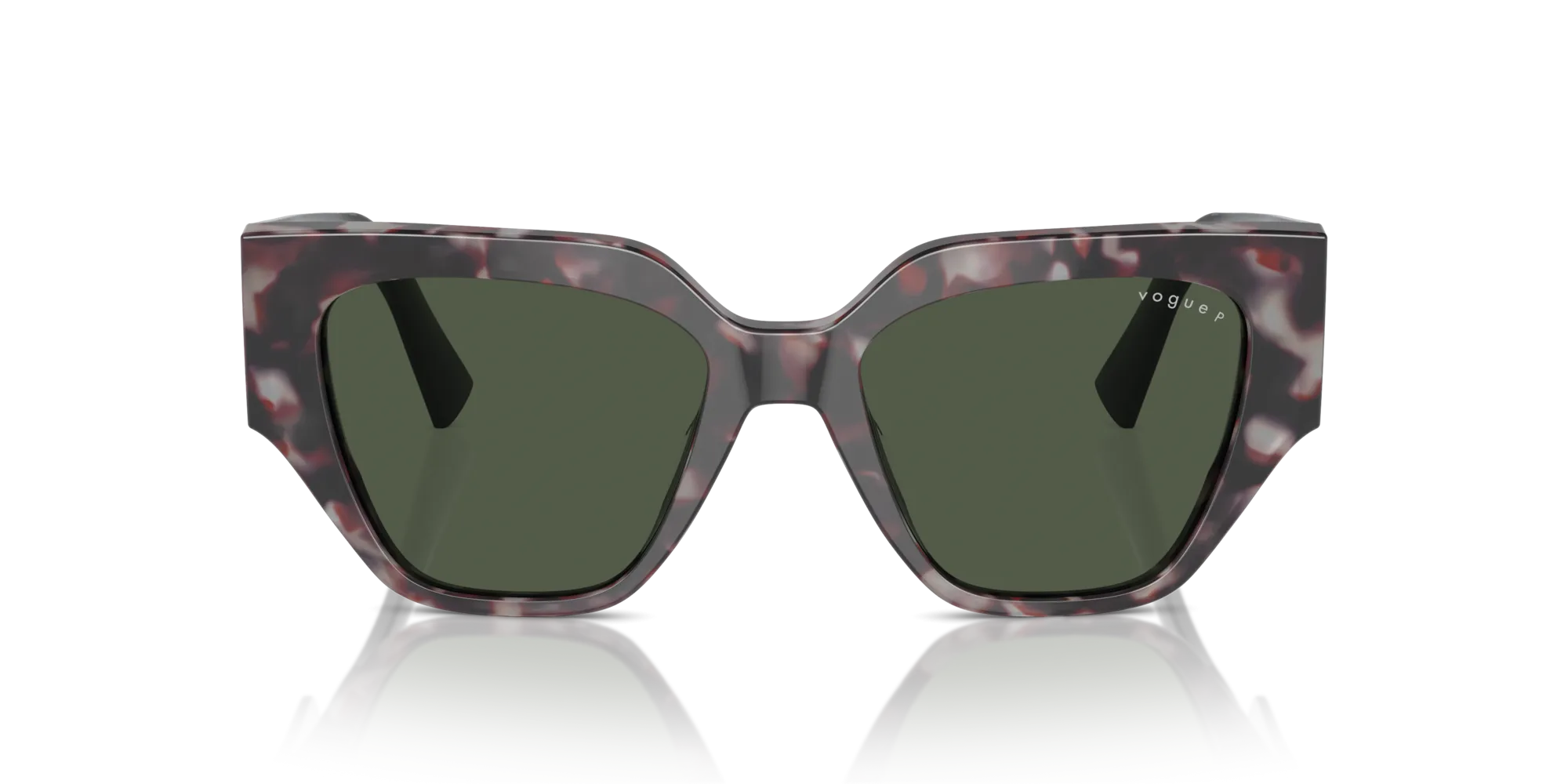 VOGUE EYEWEAR VO5409S 31499A Occhiali da sole Acetato Grigio Verde Geometrica Polarizzata - immagine 3