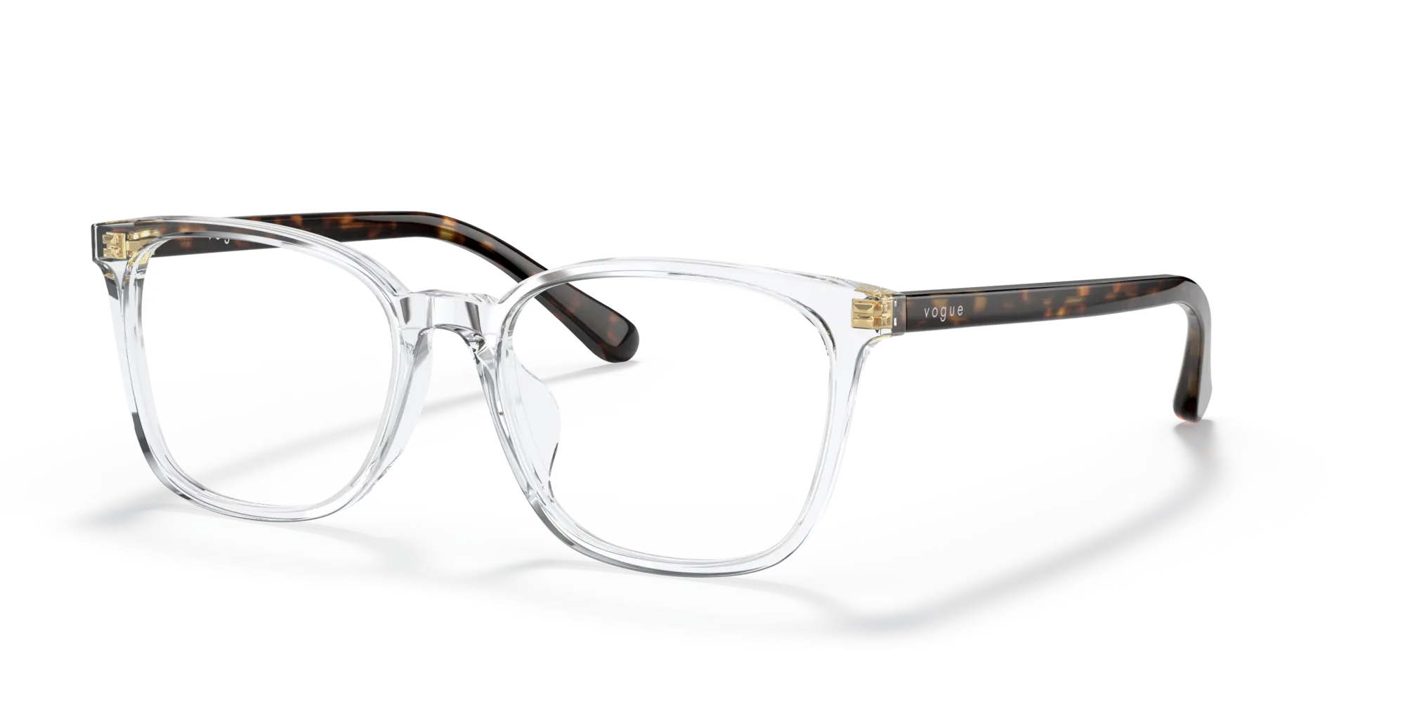 VOGUE EYEWEAR VO5399D W745 Montature da vista Acetato Trasparente Squadrata Normale - immagine 4