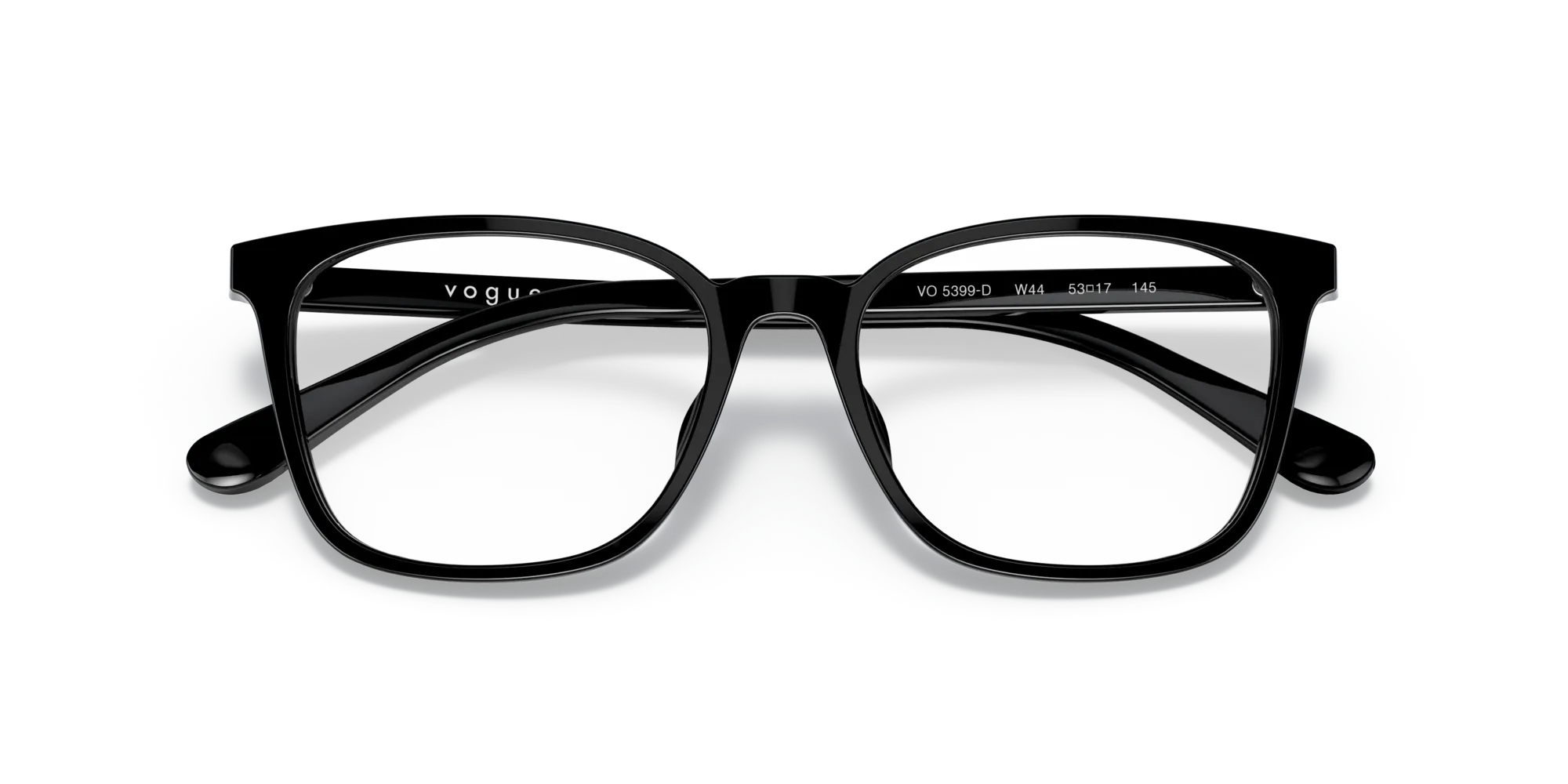 VOGUE EYEWEAR VO5399D W44 Montature da vista Acetato Nero Squadrata Normale - immagine 2