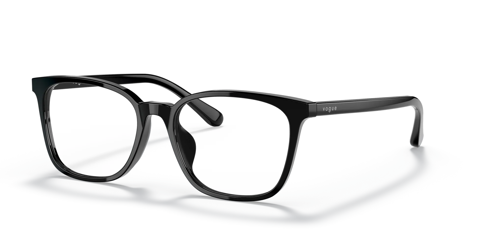 VOGUE EYEWEAR VO5399D W44 Montature da vista Acetato Nero Squadrata Normale - immagine 4