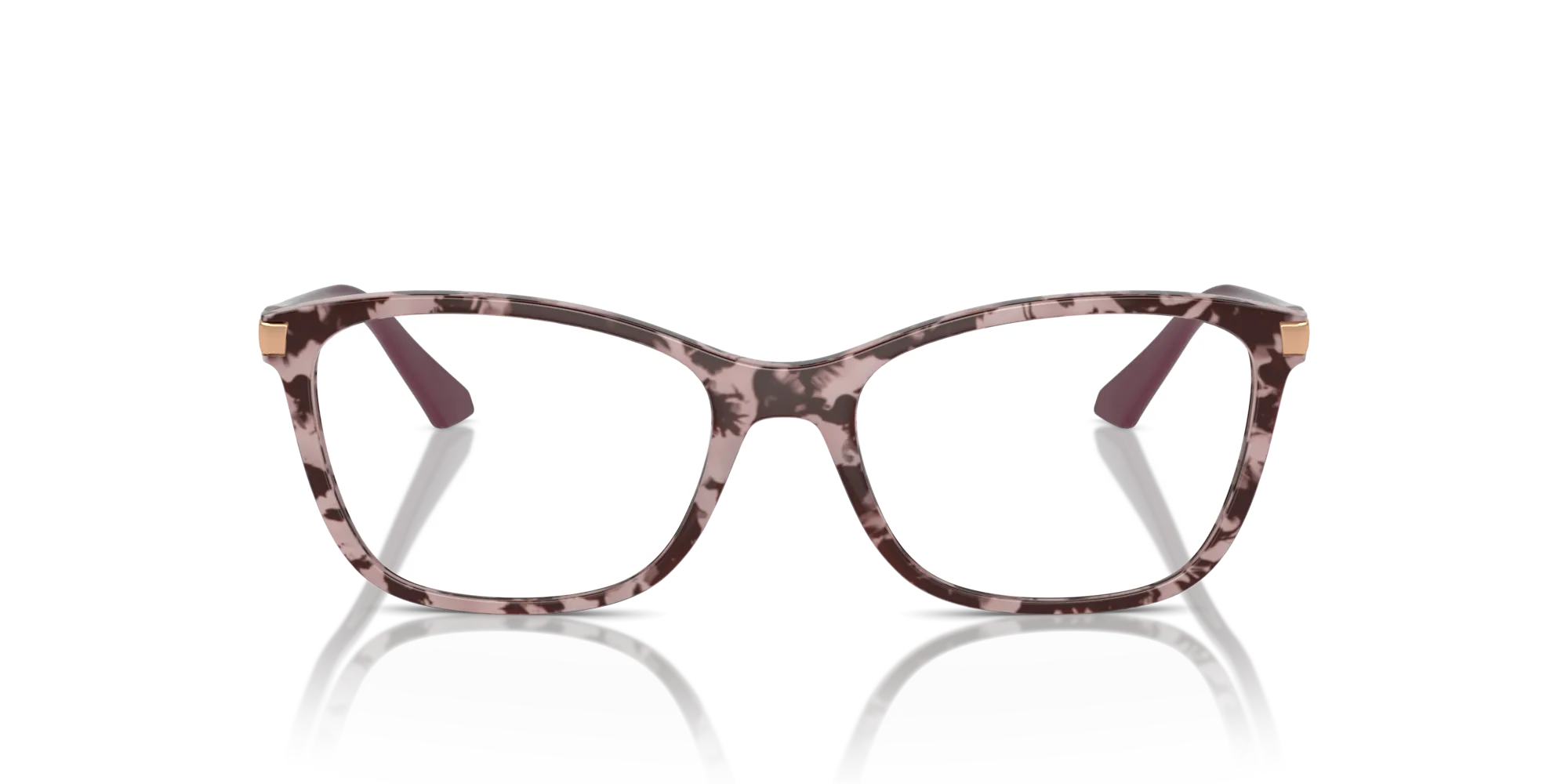 VOGUE EYEWEAR VO5378 3150 Montature da vista Iniettato Tartaruga Trasparente Pillow Normale - immagine 3