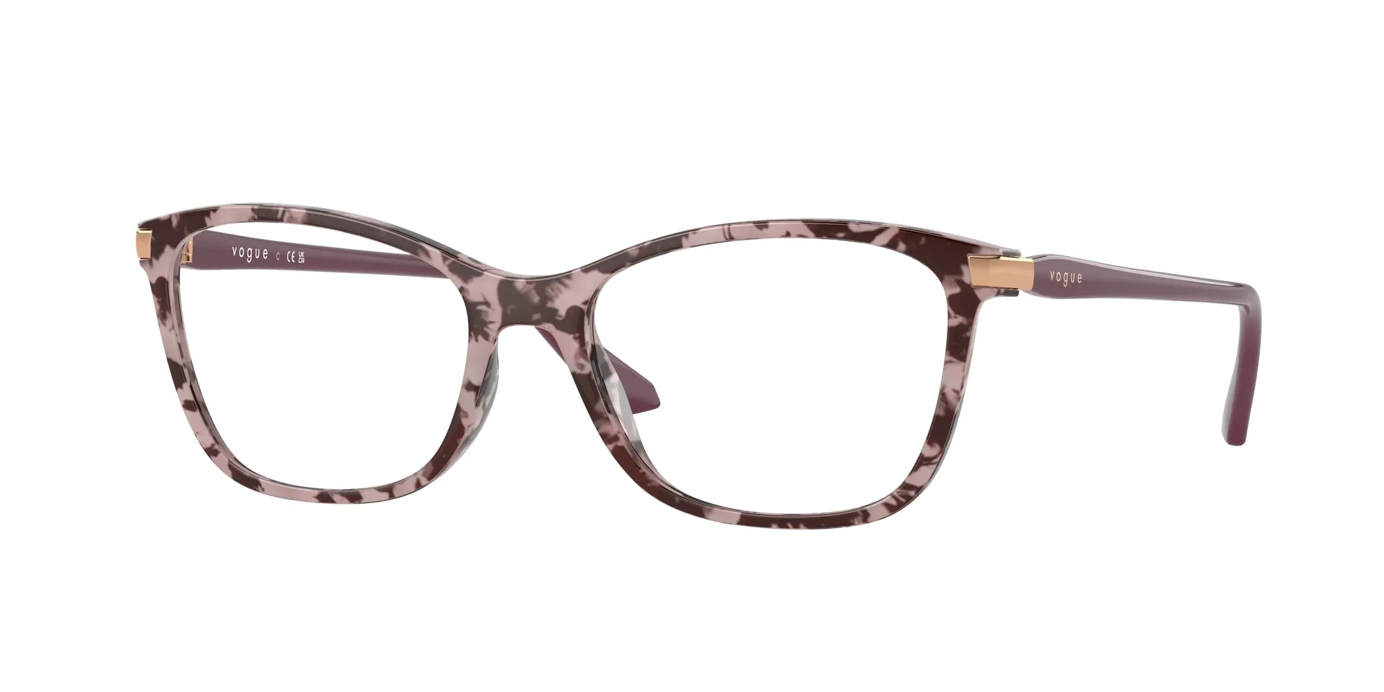 VOGUE EYEWEAR VO5378 3150 Montature da vista Iniettato Tartaruga Pillow Normale - immagine 1