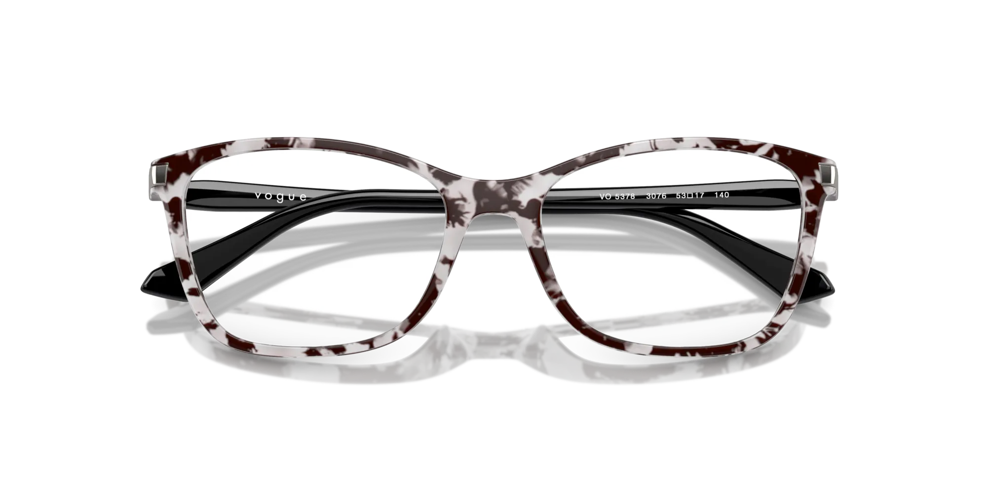 VOGUE EYEWEAR VO5378 3076 Montature da vista Iniettato Tartaruga Trasparente Pillow Normale - immagine 2