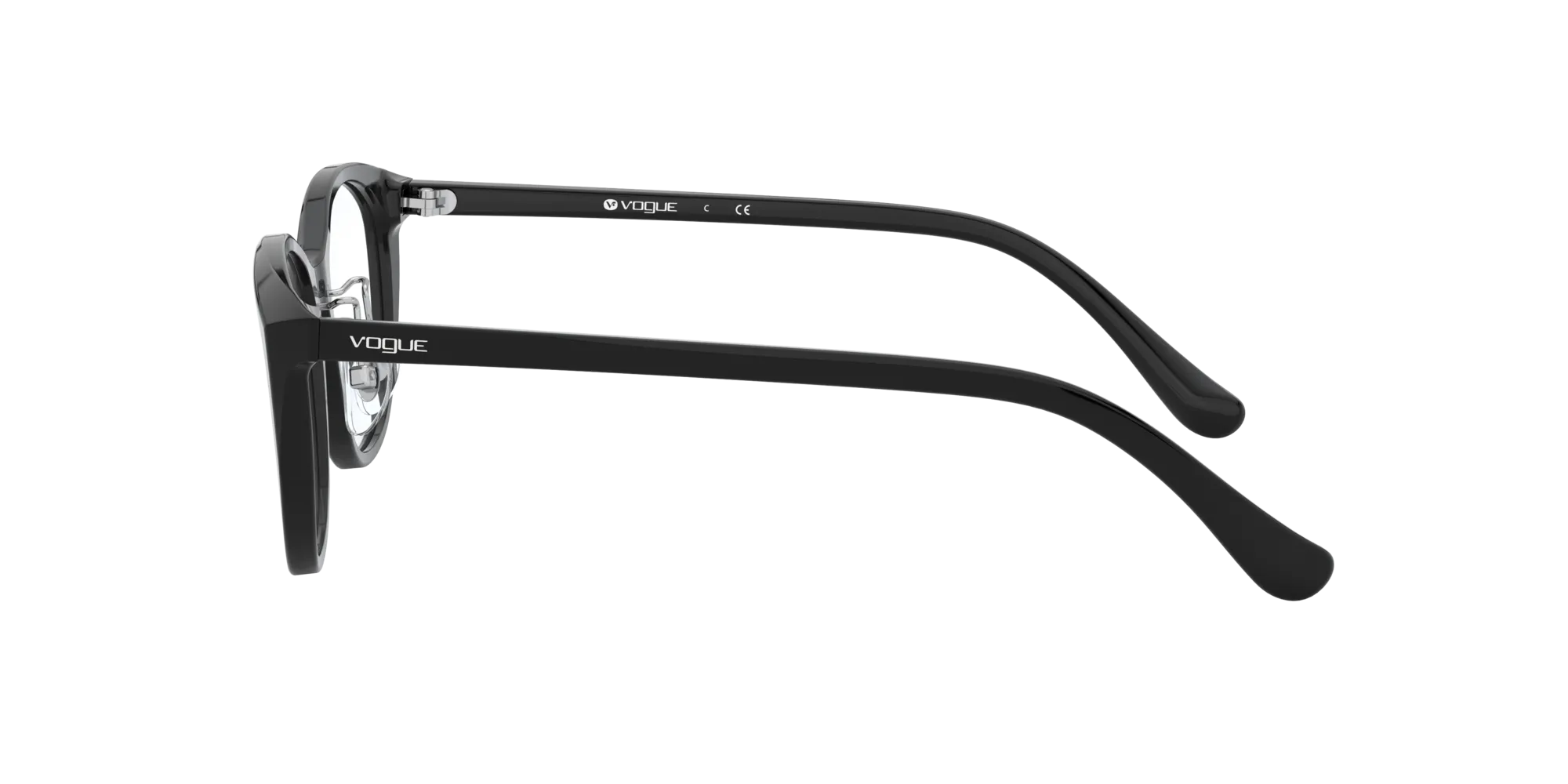 VOGUE EYEWEAR VO5296D W44 Montature da vista Acetato Nero Pillow Normale - immagine 3