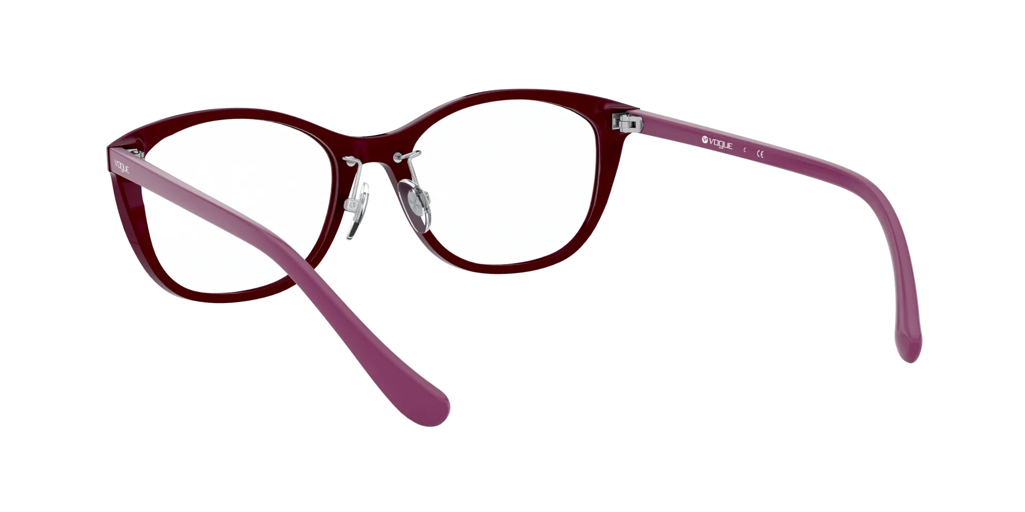 VOGUE EYEWEAR VO5296D 2307 Montature da vista Acetato Rosso Pillow Normale - immagine 4