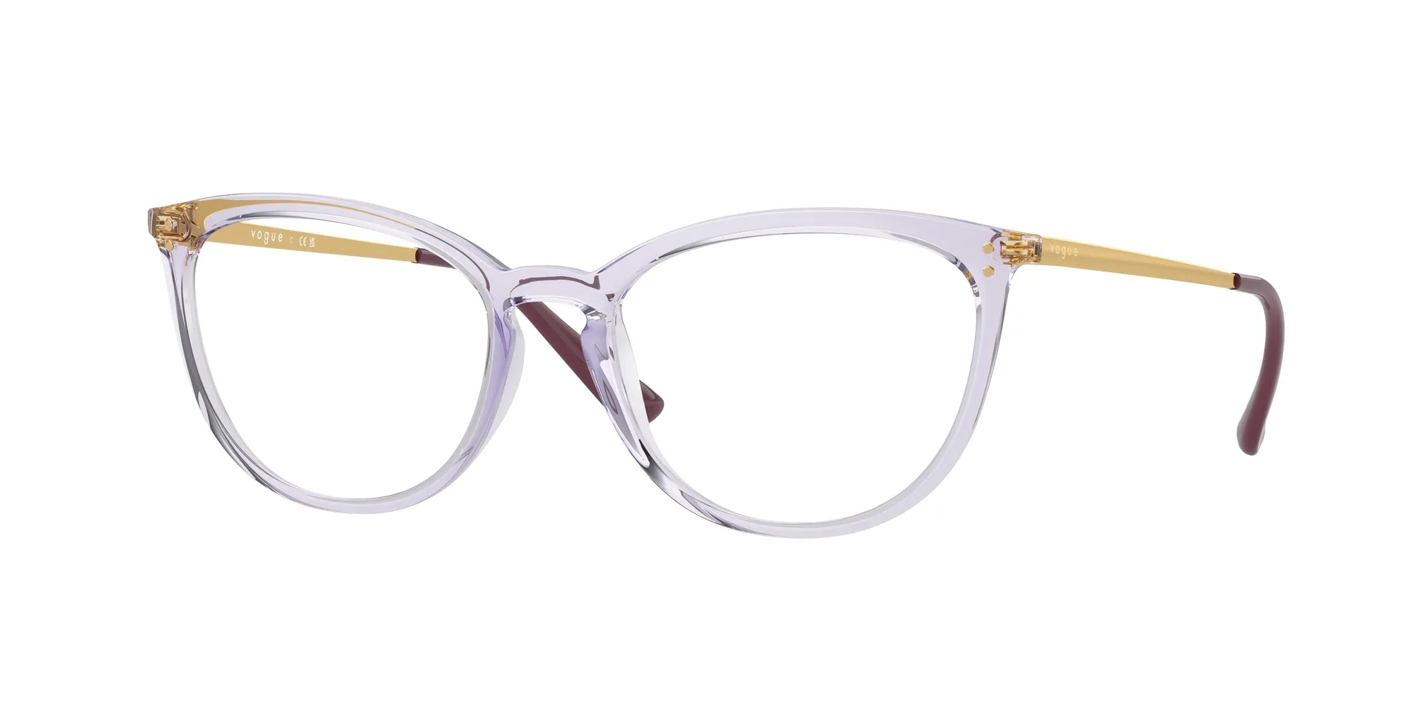 VOGUE EYEWEAR VO5276 2745 Montature da vista Iniettato Viola Cat Eye Normale - immagine 1