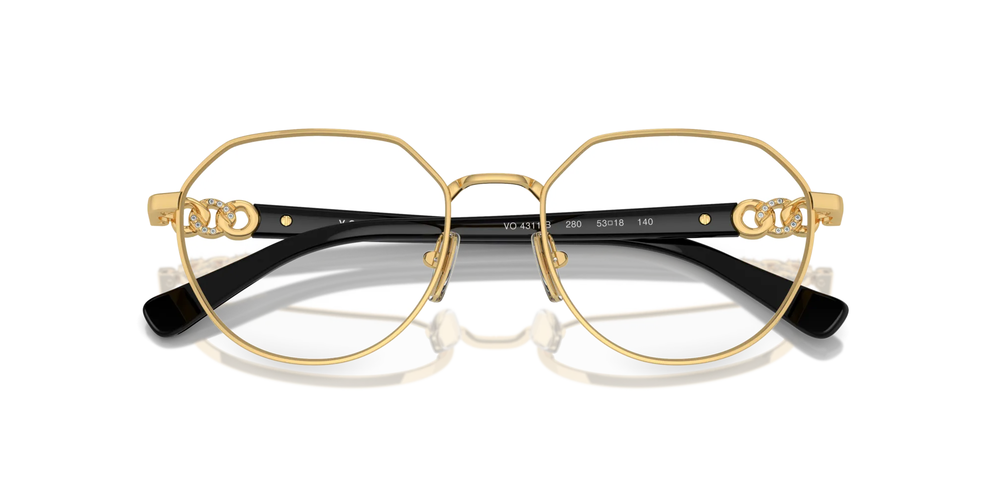 VOGUE EYEWEAR VO4311B 280 Montature da vista Metallo Oro Geometrica Normale - immagine 2