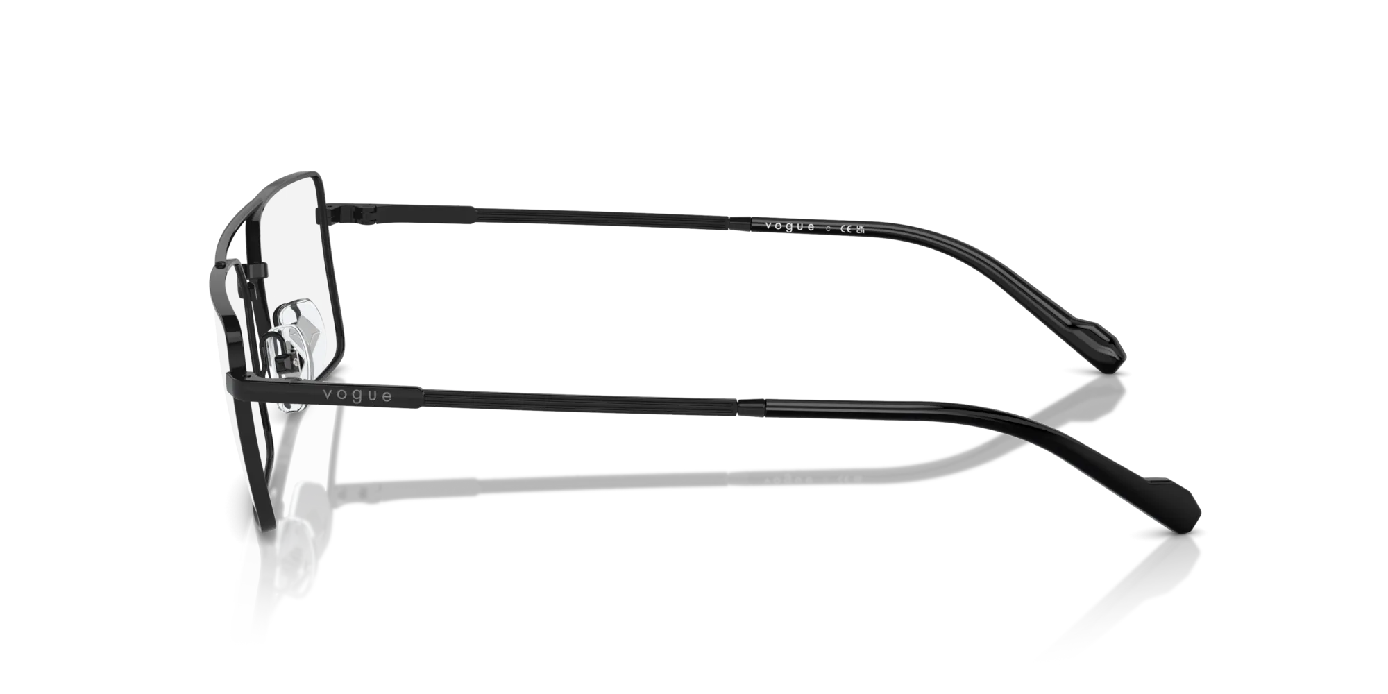 VOGUE EYEWEAR VO4310 352 Montature da vista Metallo Nero Squadrata Normale - immagine 4