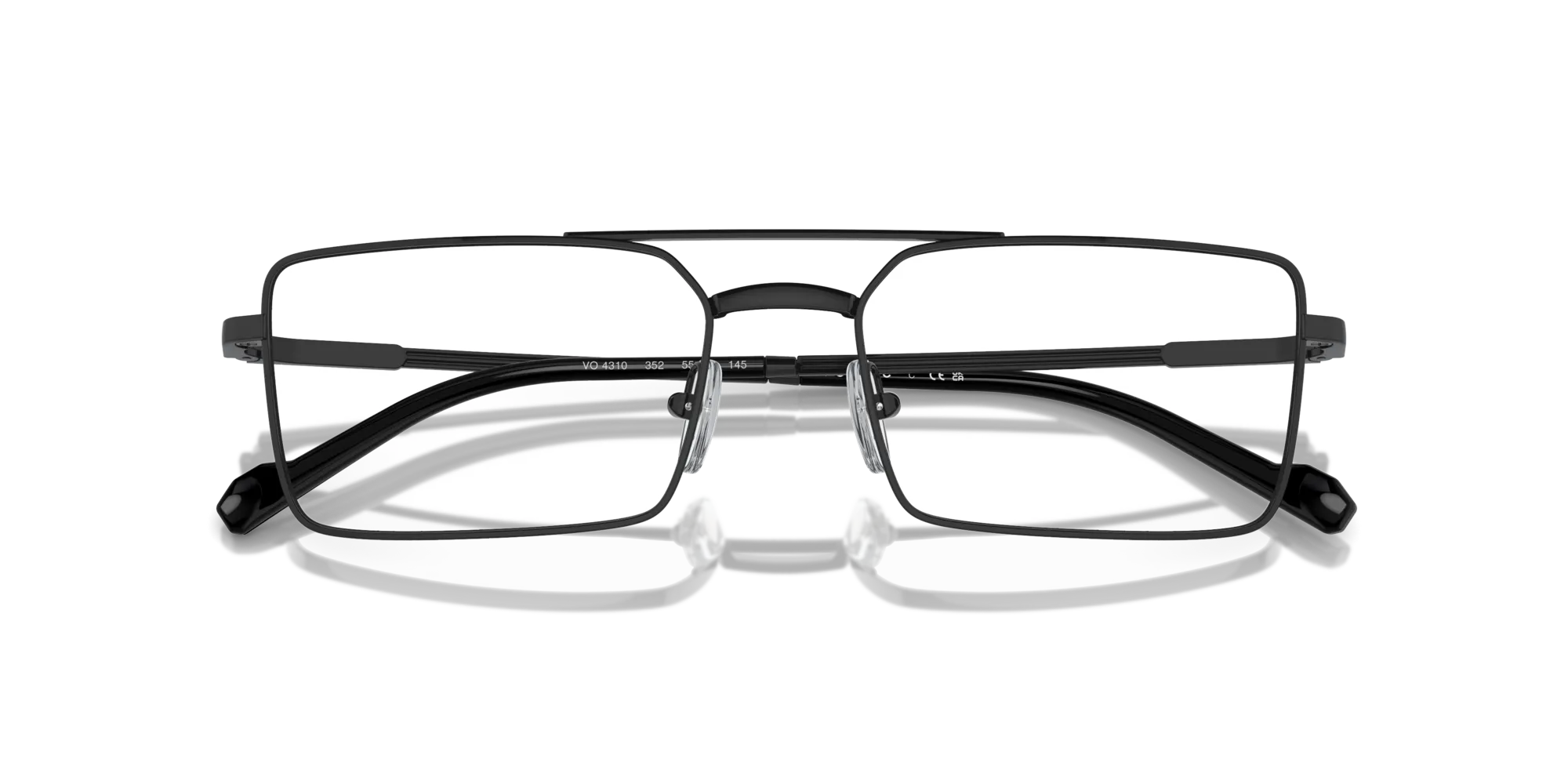 VOGUE EYEWEAR VO4310 352 Montature da vista Metallo Nero Squadrata Normale - immagine 2