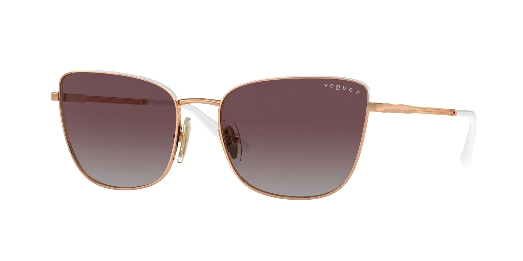 VOGUE EYEWEAR VO4308S 515262 Occhiali da sole Metallo Oro Grigio Farfalla Polarizzata Sfumato - immagine 1