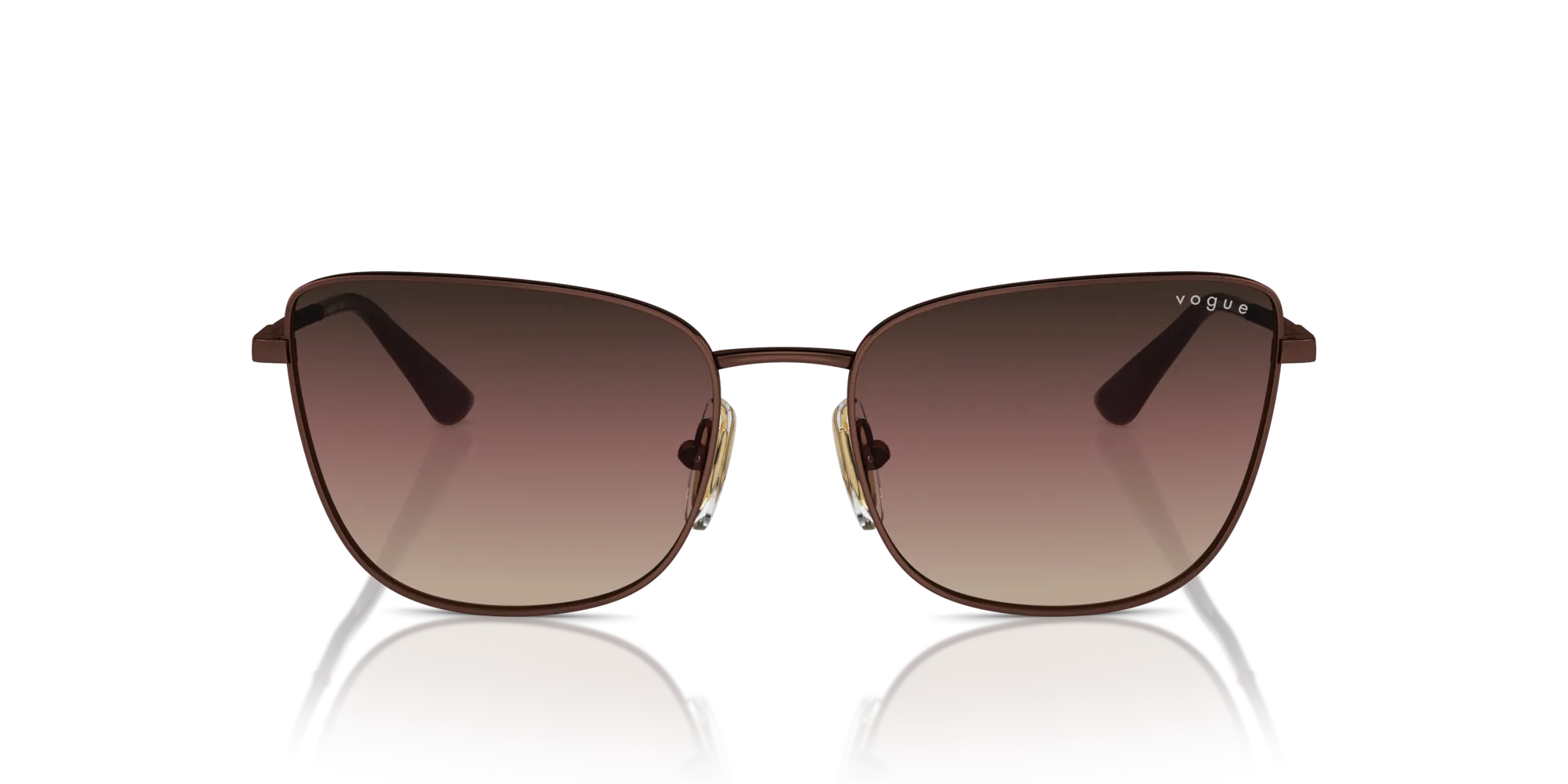 VOGUE EYEWEAR VO4308S 5074E2 Occhiali da sole Metallo Bronzo Marrone Farfalla Normale Sfumato - immagine 3