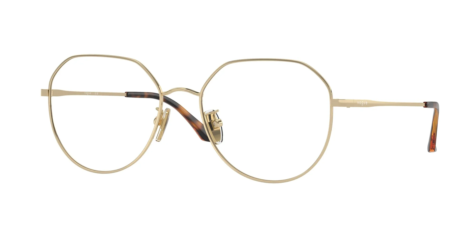 VOGUE EYEWEAR VO4301D 848 Montature da vista Metallo Oro Geometrica Normale - immagine 1