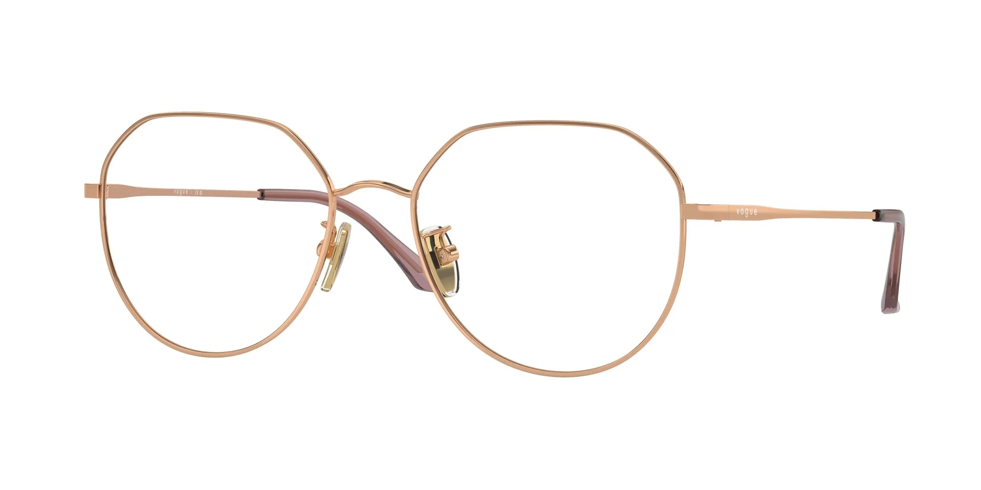 VOGUE EYEWEAR VO4301D 5152 Montature da vista Metallo Oro Geometrica Normale - immagine 1