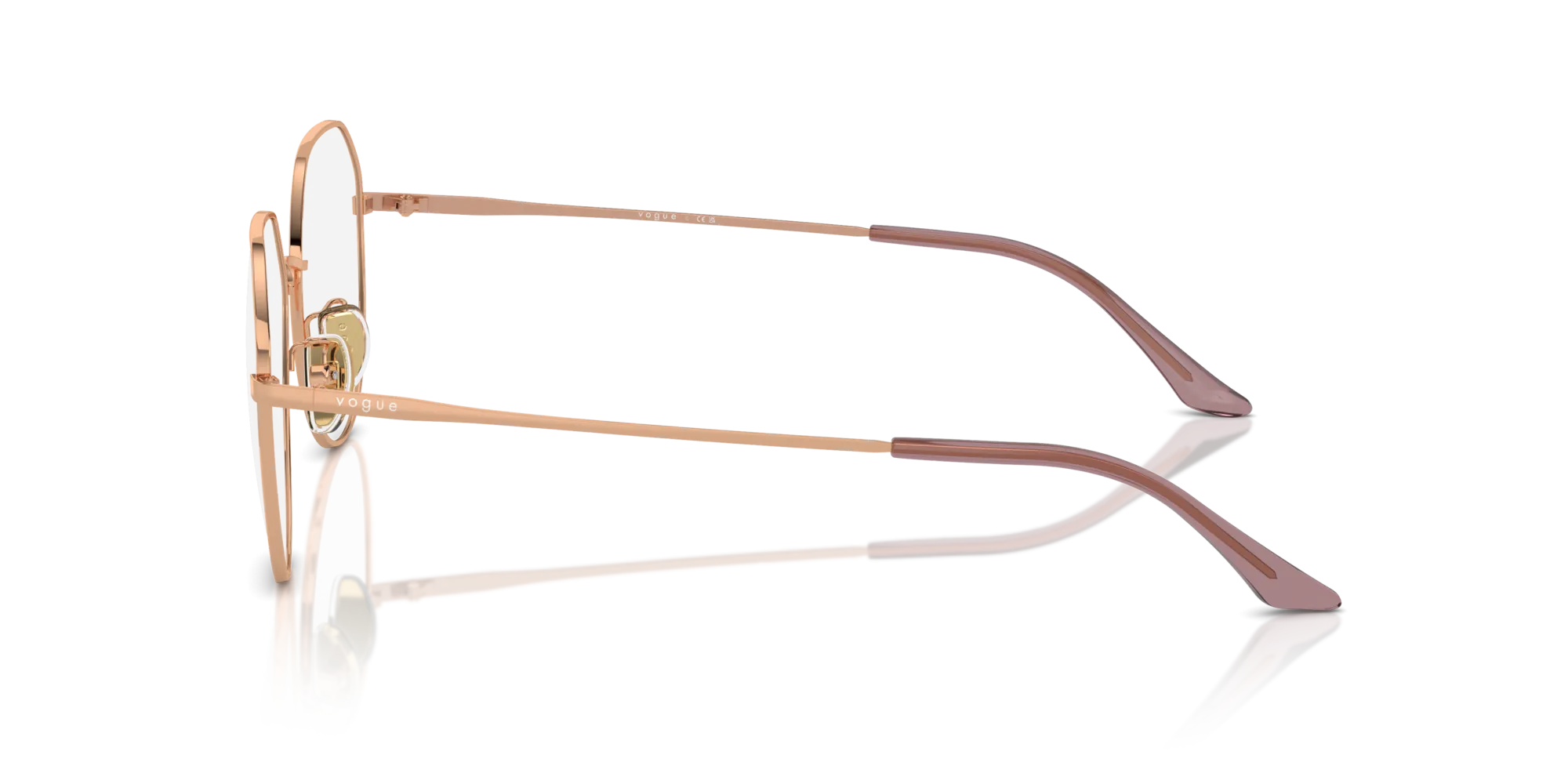 VOGUE EYEWEAR VO4301D 5152 Montature da vista Metallo Oro Geometrica Normale - immagine 4