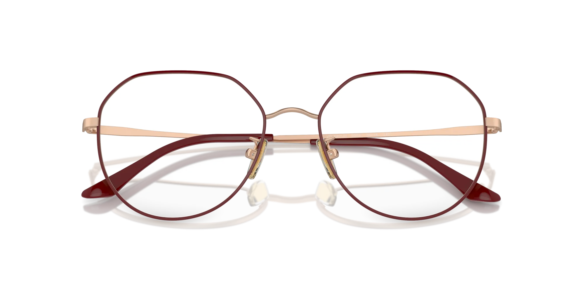 VOGUE EYEWEAR VO4301D 5089 Montature da vista Metallo Rosa Geometrica Normale - immagine 2