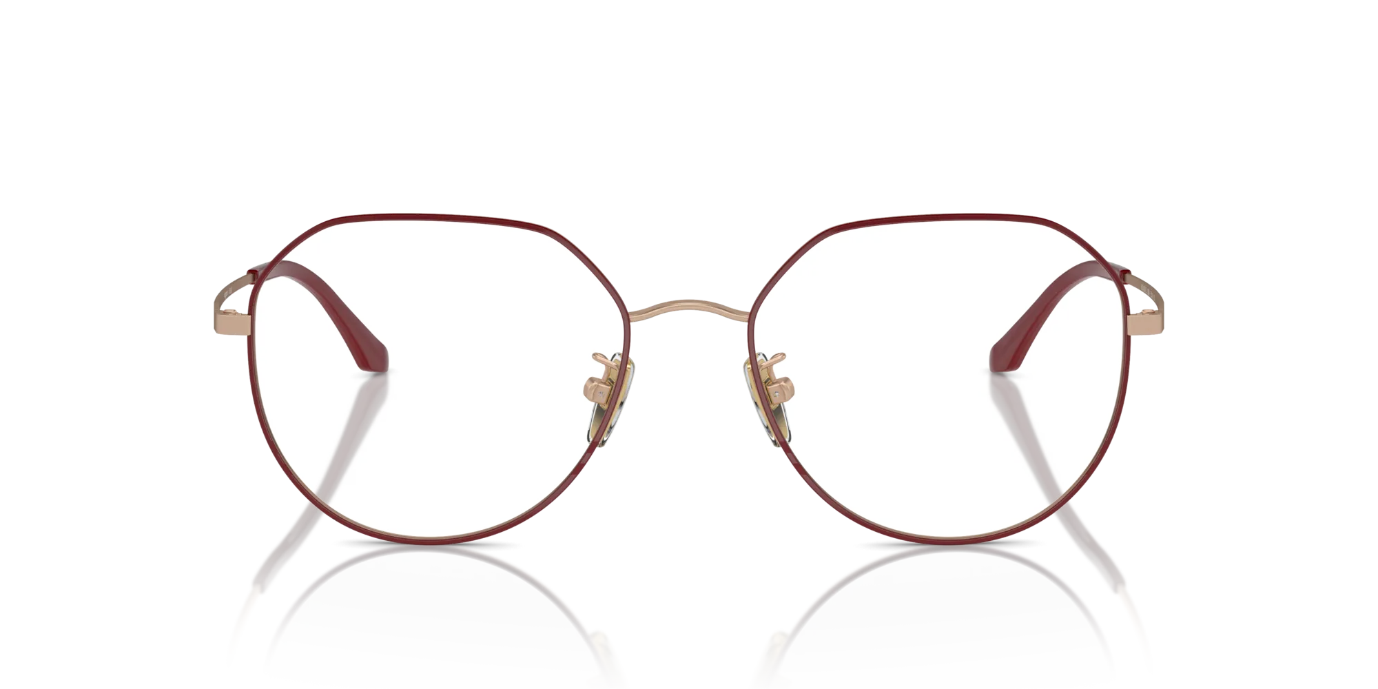 VOGUE EYEWEAR VO4301D 5089 Montature da vista Metallo Rosa Geometrica Normale - immagine 3