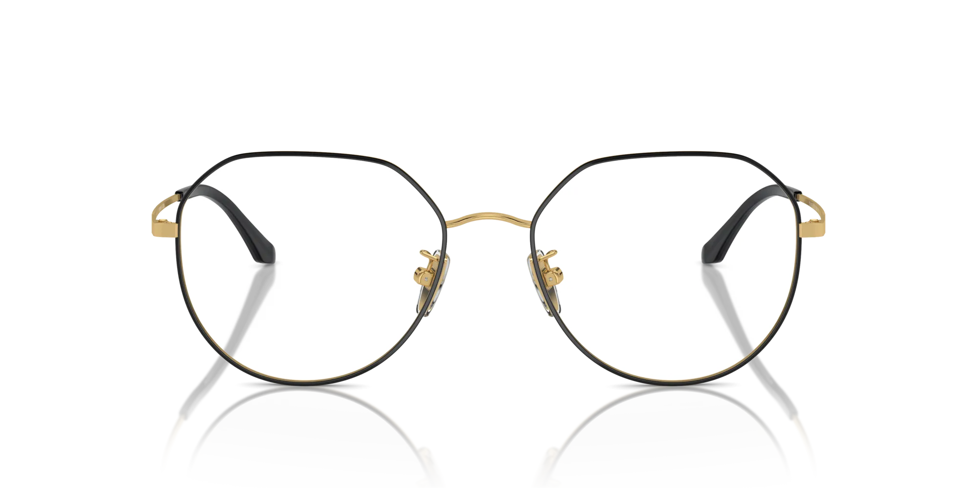 VOGUE EYEWEAR VO4301D 352 Montature da vista Metallo Nero Geometrica Normale - immagine 3